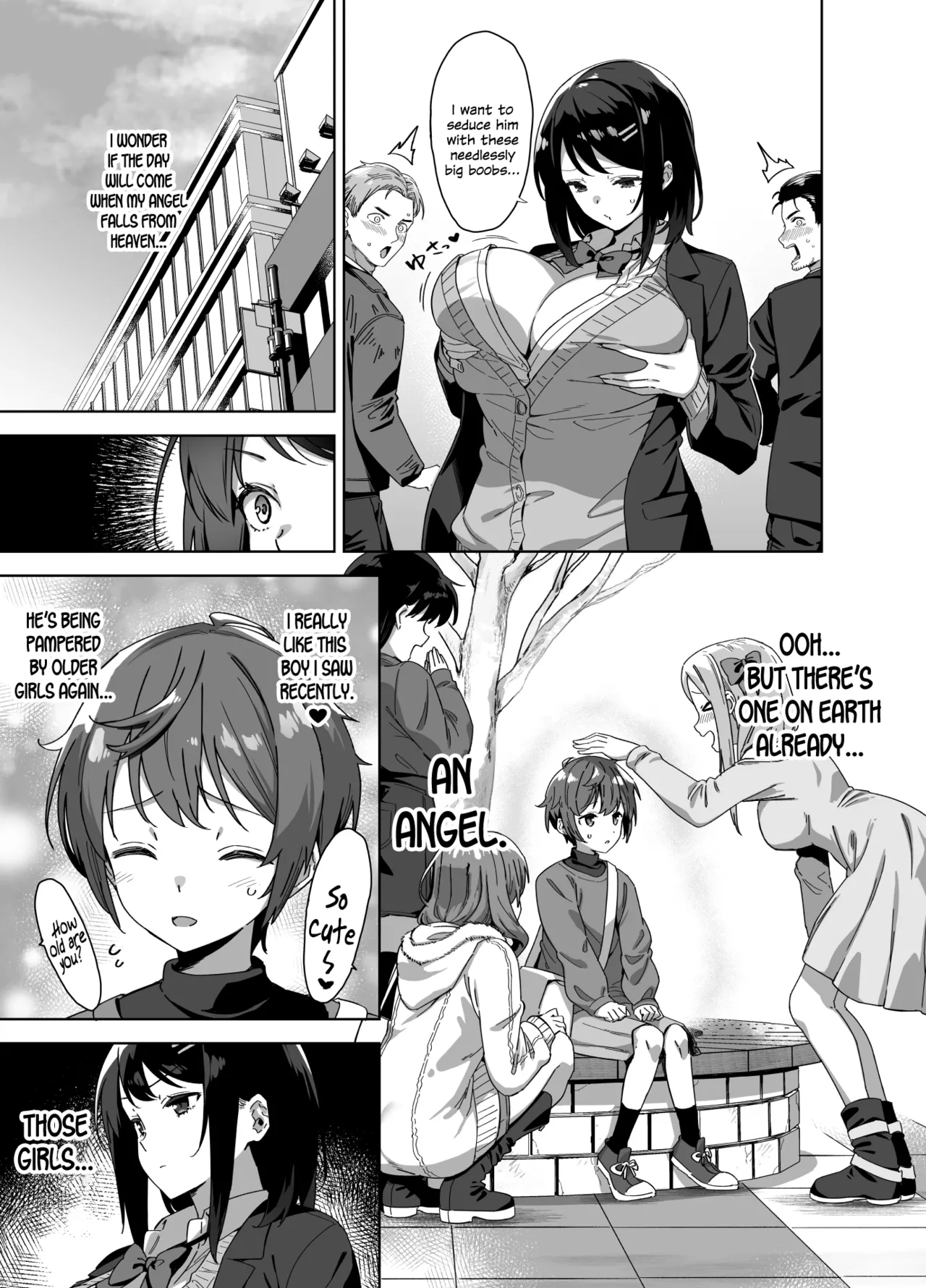 [Σ-Arts (Mikemono Yuu)]Boku Nerai no Ecchi na Dekkai Onee-san[English] [SDTLs] [Digital] Page 5
