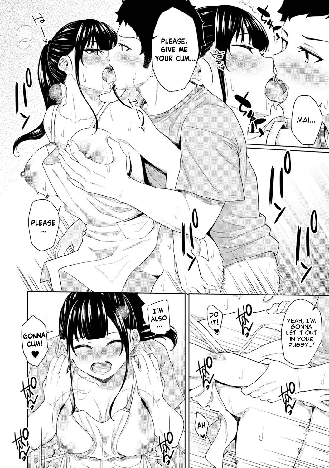 [Yuna]Asa Okitara Imouto ga Hadaka Apron Sugata datta node Hamete Mita | I Woke Up to my Naked Apron Sister and Tried Fucking Her Ch. 1-16[English] [1 2 Translations] Page 381