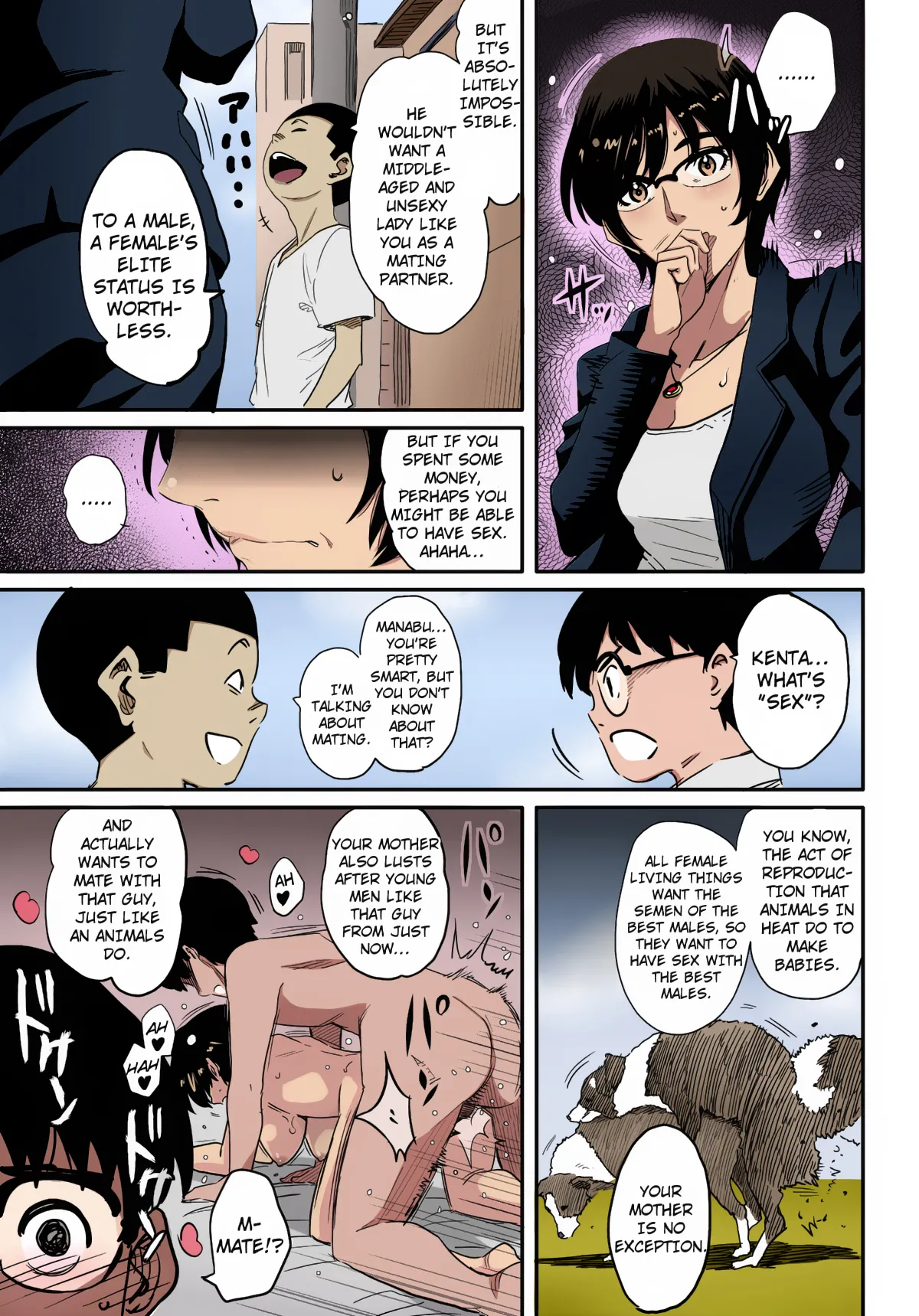 [Hana Hook]Hahaoya Shikkaku Elite Oyako no M Buta Netorare Tenraku Jinsei[English][Colorized][Erocolor](Ongoing) Page 9