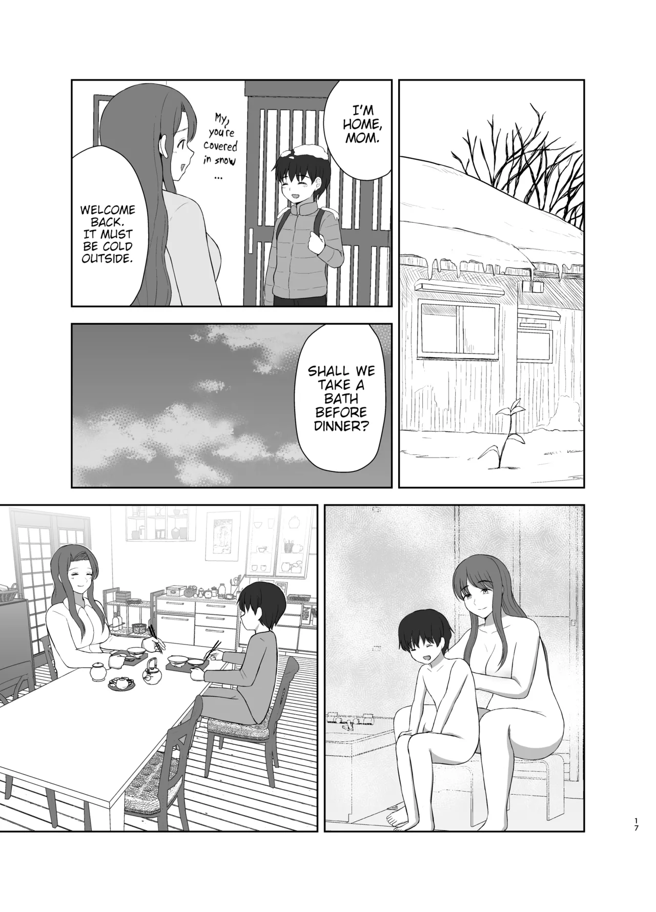 [Saitou Renji]Kahogo mama | Overprotective Mother[English] [Poranya] Page 17