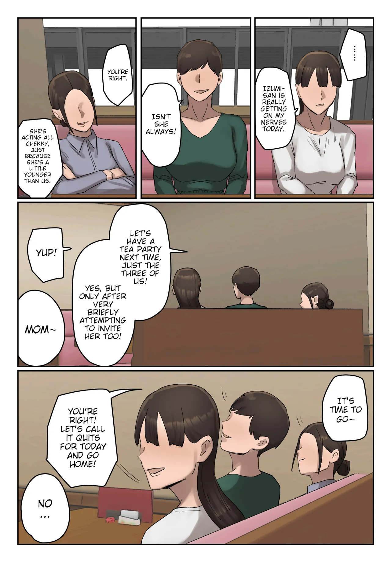 [Chotto B-sen] [Full Color-ban]Ijiwaru Mama Tomo Taisaku | Countermeasures Against Bullying Mothers[English] [Poranya] Page 35