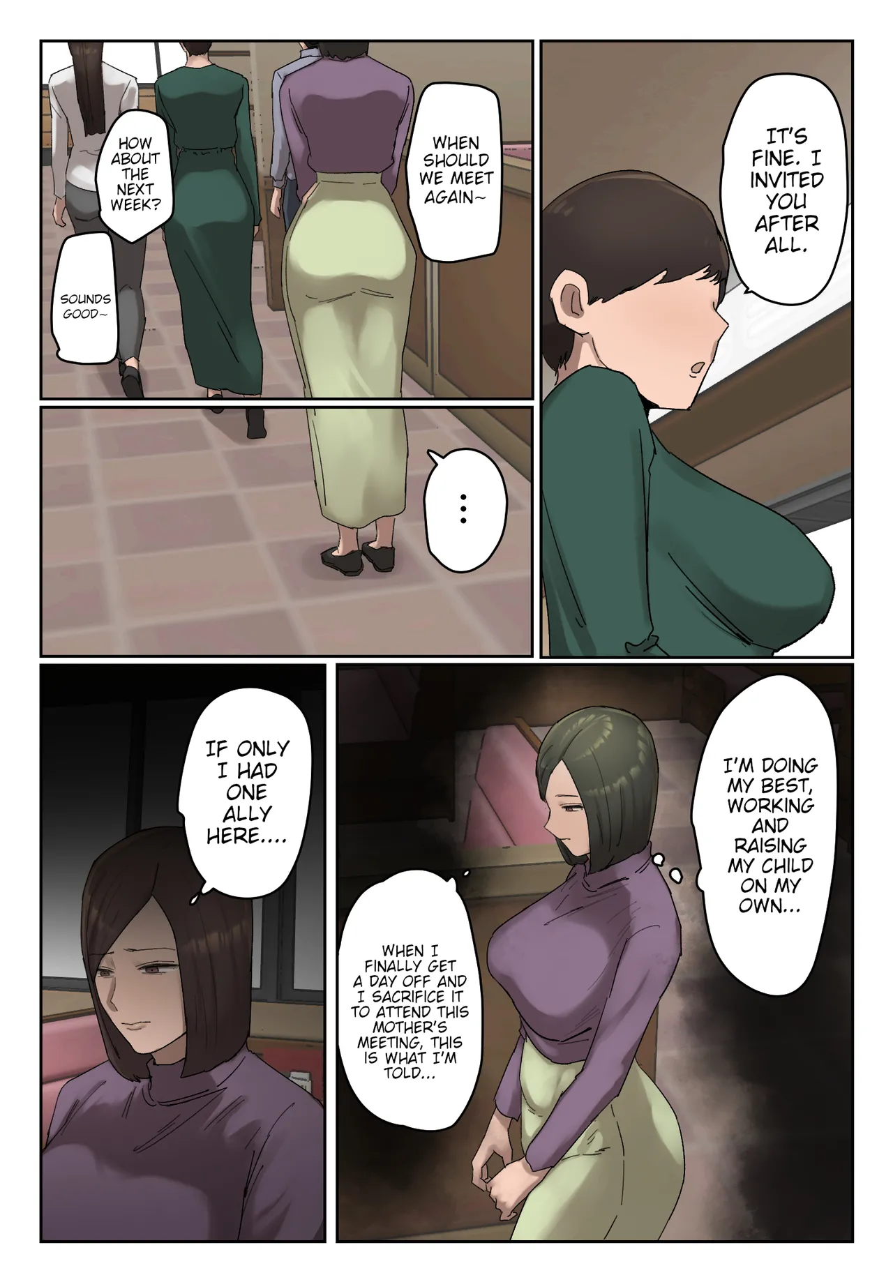 [Chotto B-sen] [Full Color-ban]Ijiwaru Mama Tomo Taisaku | Countermeasures Against Bullying Mothers[English] [Poranya] Page 5