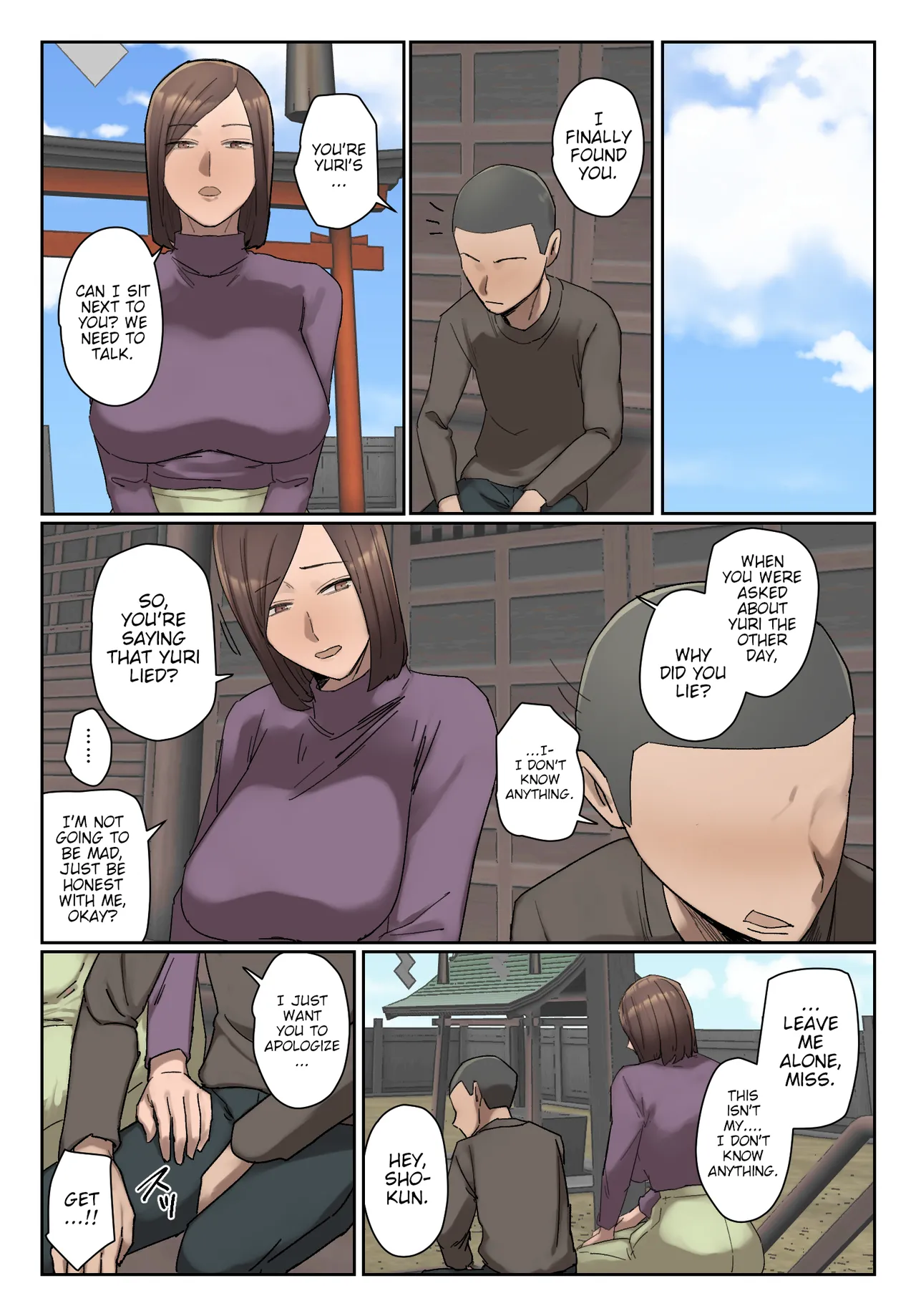 [Chotto B-sen] [Full Color-ban]Ijiwaru Mama Tomo Taisaku | Countermeasures Against Bullying Mothers[English] [Poranya] Page 8