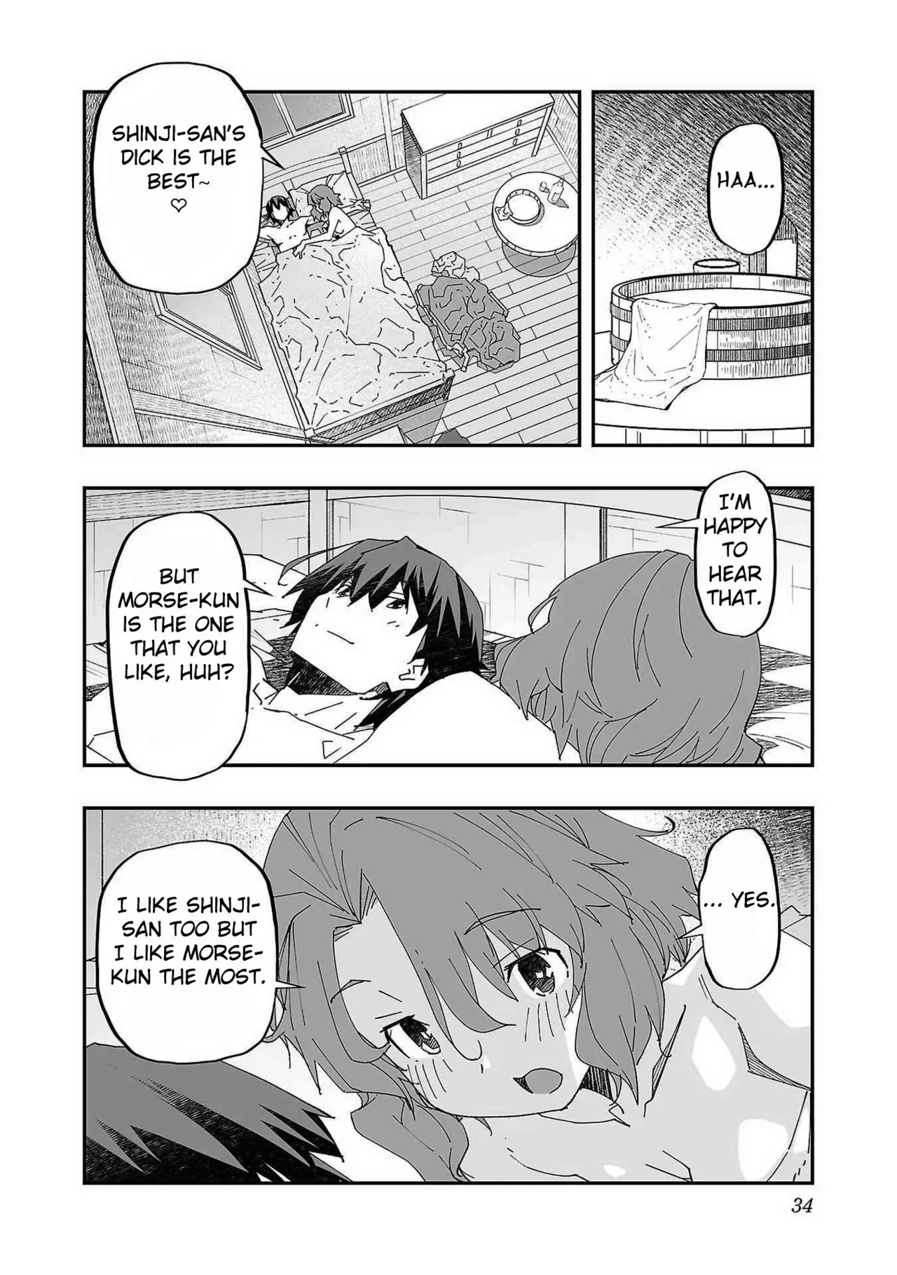 [Itosugi Masahiro × Majikari × Makuwauni]Netori Mahoutsukai no Bouken Volume 1 | The Cuckolding Wizard’s Adventure VOL 1 ch.1[English] [Fated Circle] Page 35