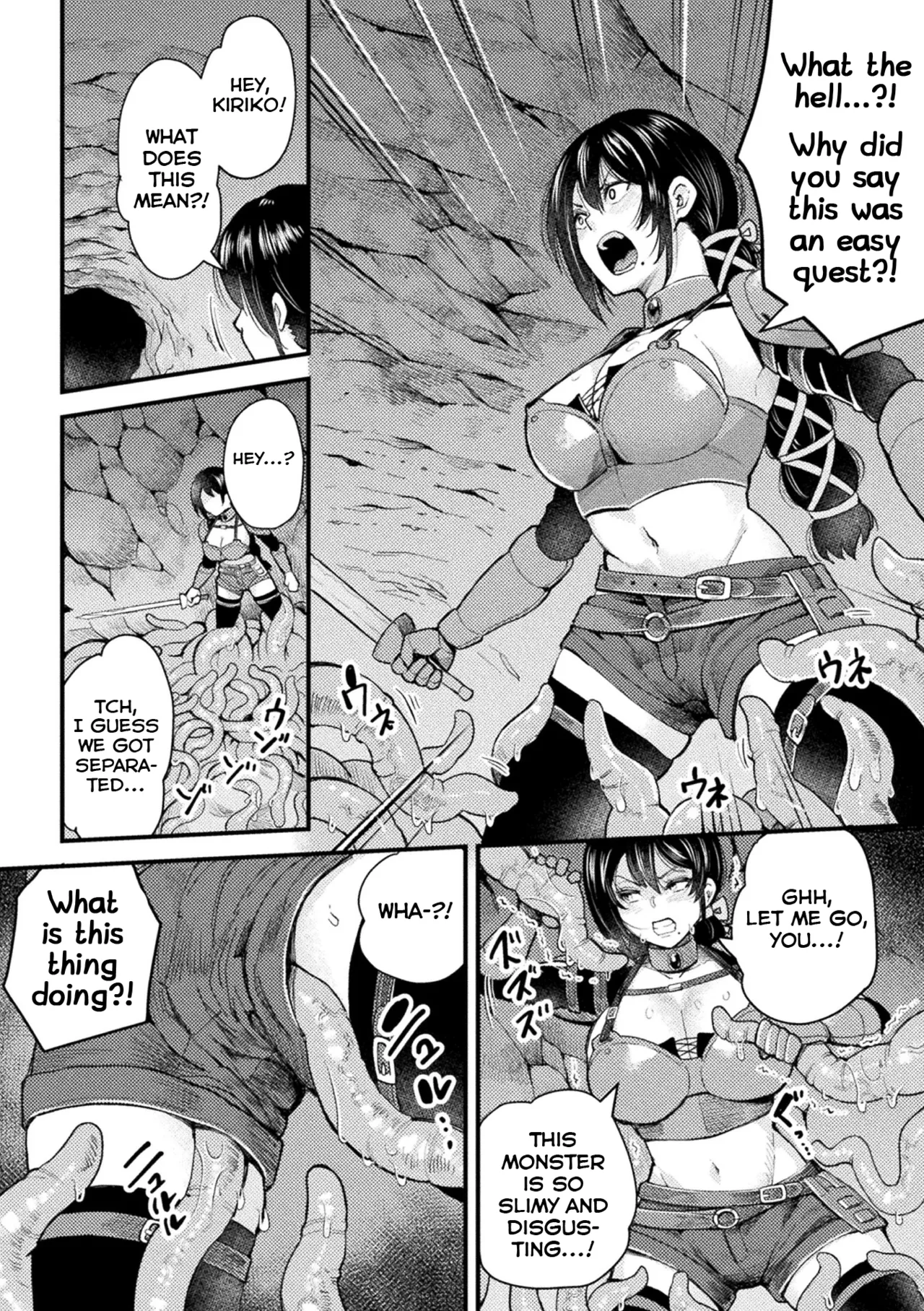[Kawai Shun]Kinkyuu Quest "Shokushu ni Oborete"(2D Comic Magazine Shokushu Beya Seigi no Heroine Nikugoku Ryoujoku de Mesu Ochi Acme Vol. 1) [English] [Shiranai Translations] [Digital] Page 4
