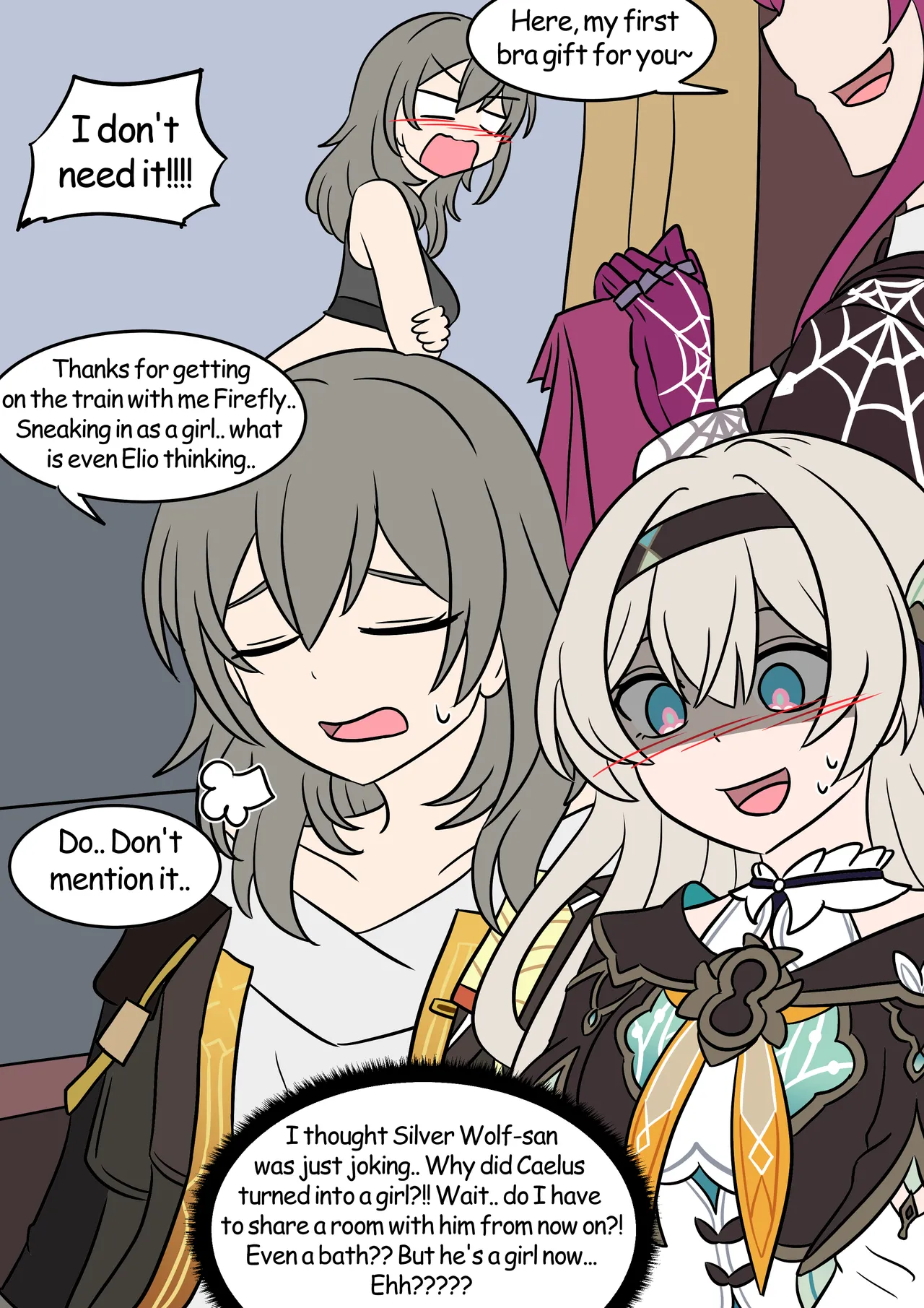 [Vel]HSR TSF: Reborn as girl[English] Page 2