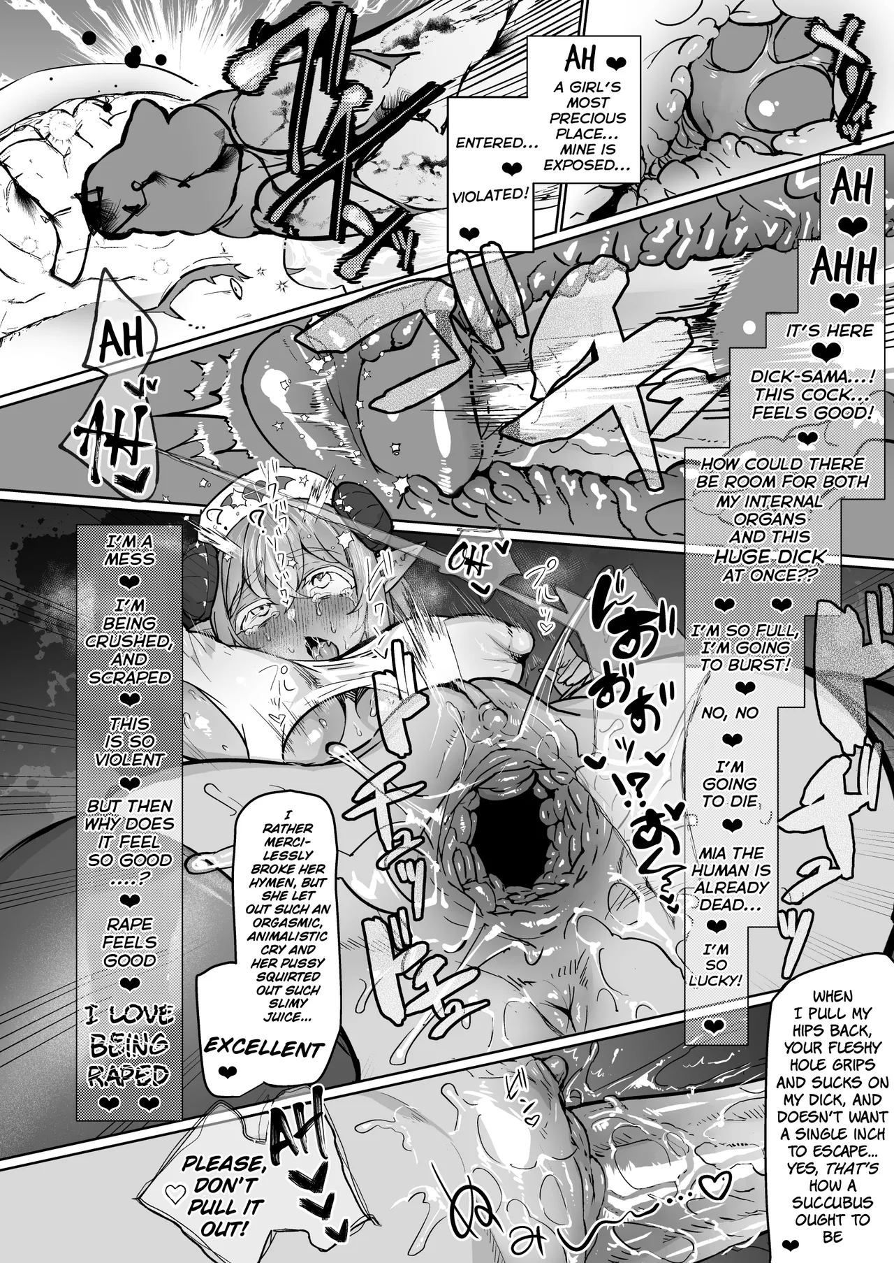 [Aburanabeshiki (puru)]Futanari Chiryou Succubus Clinic Zero ~Succubus Kenshuu Choukyou Hen~[Digital] [English] [Decensored] Page 14
