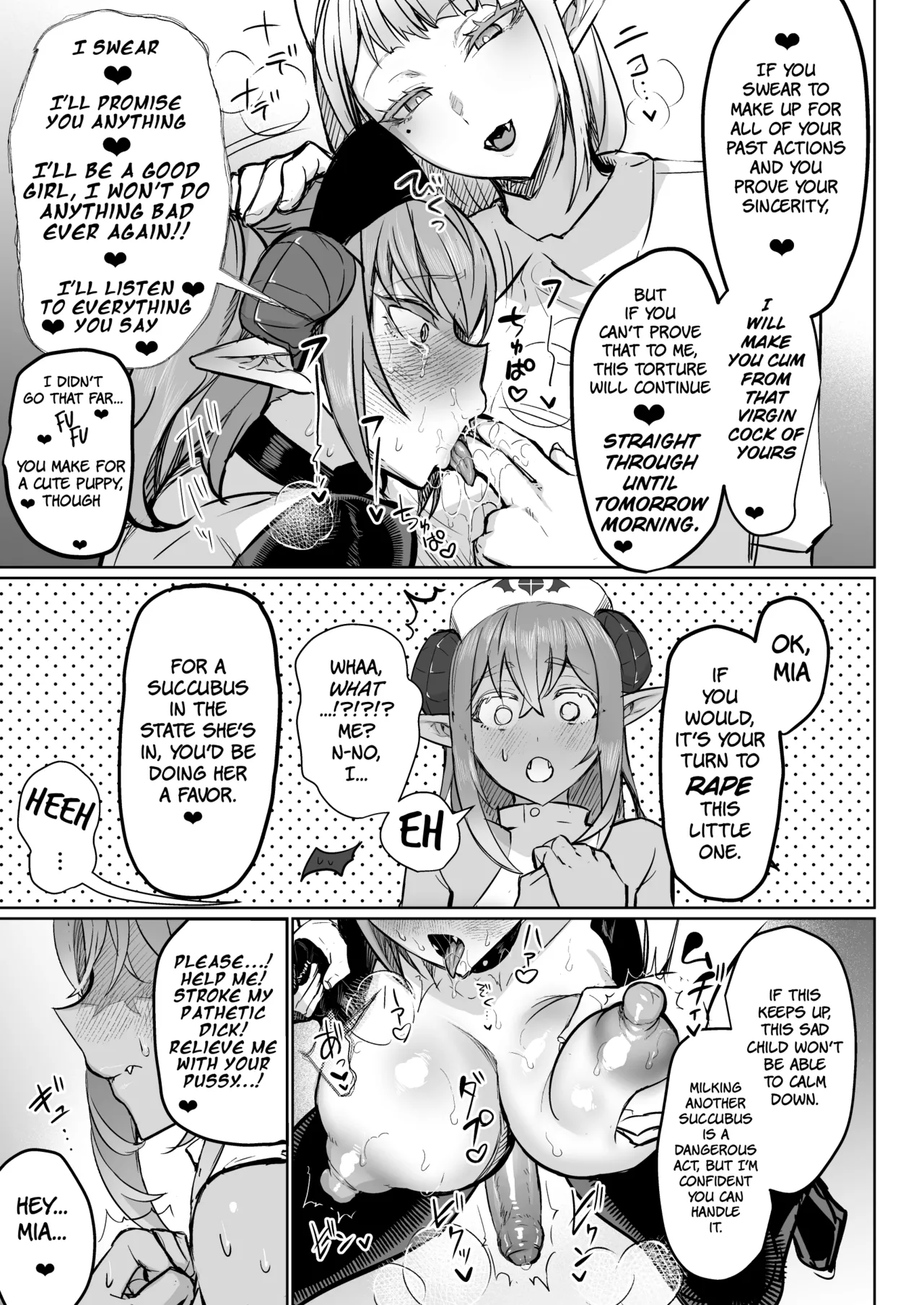 [Aburanabeshiki (puru)]Futanari Chiryou Succubus Clinic Zero ~Succubus Kenshuu Choukyou Hen~[Digital] [English] [Decensored] Page 25