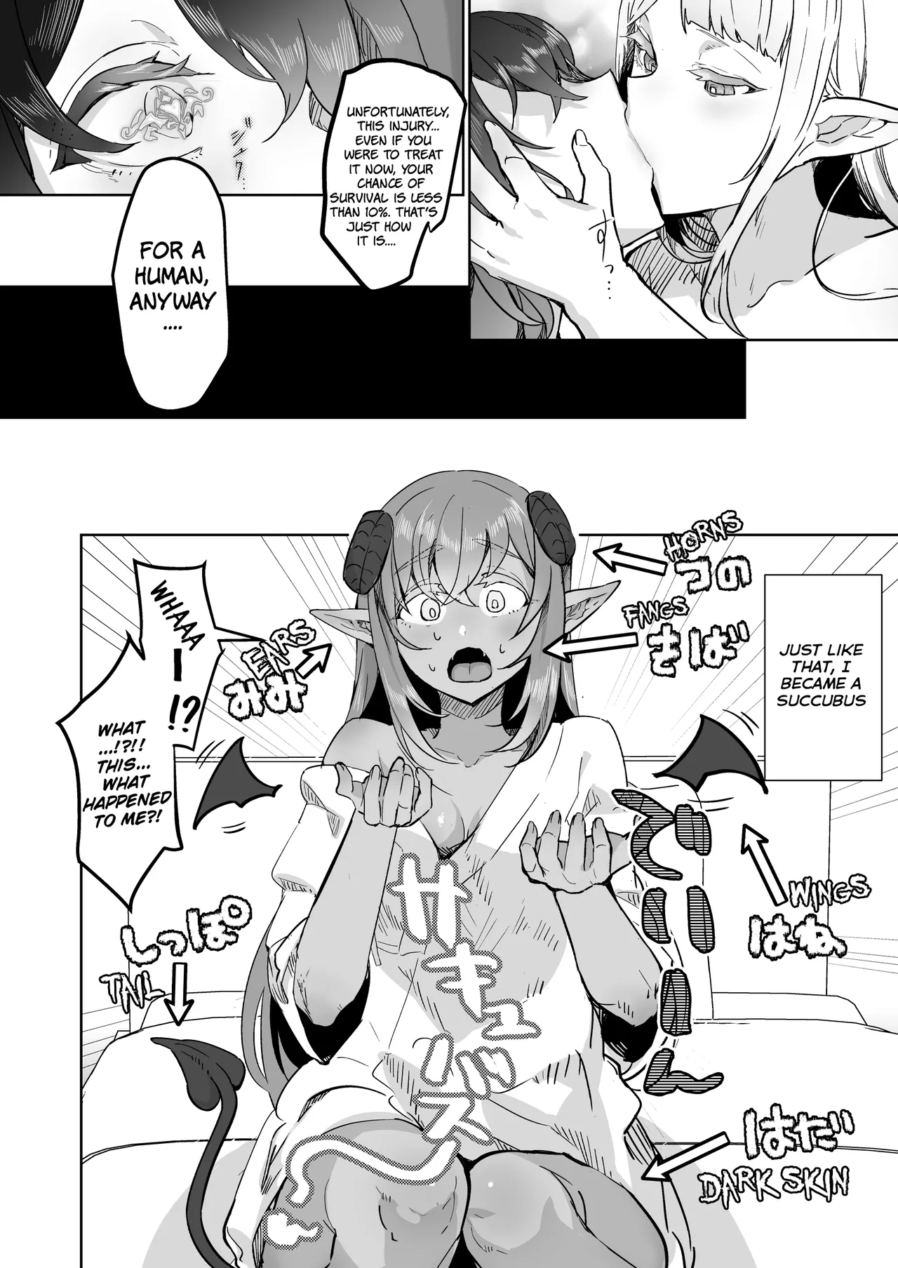 [Aburanabeshiki (puru)]Futanari Chiryou Succubus Clinic Zero ~Succubus Kenshuu Choukyou Hen~[Digital] [English] [Decensored] Page 6