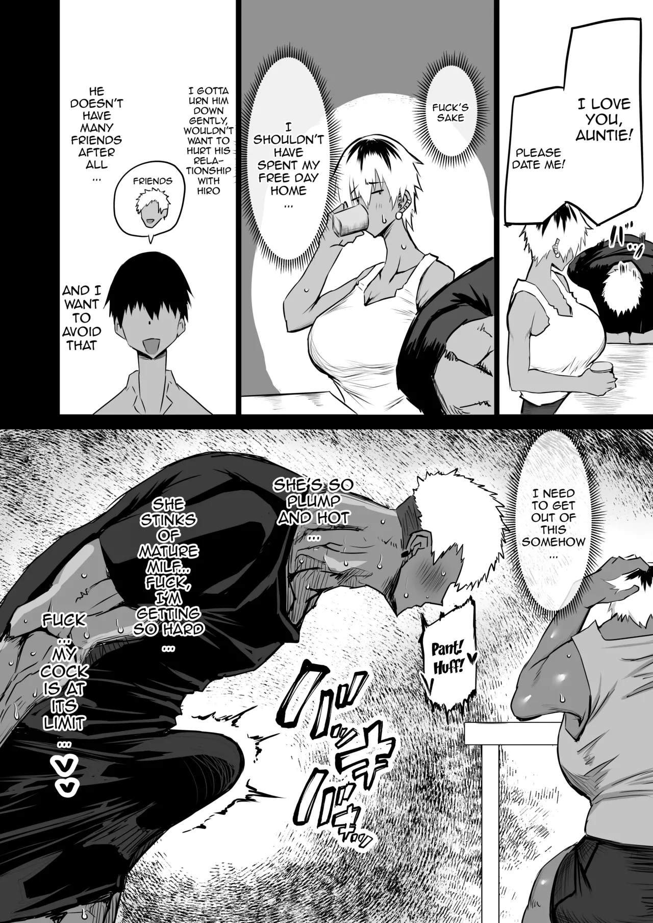 [Chae]My Friend Uses My Mom And Aunt To Get Off / Tomodachi ga Boku no Oba to Mama de Gachinuki[English] {Doujins.com} Page 17