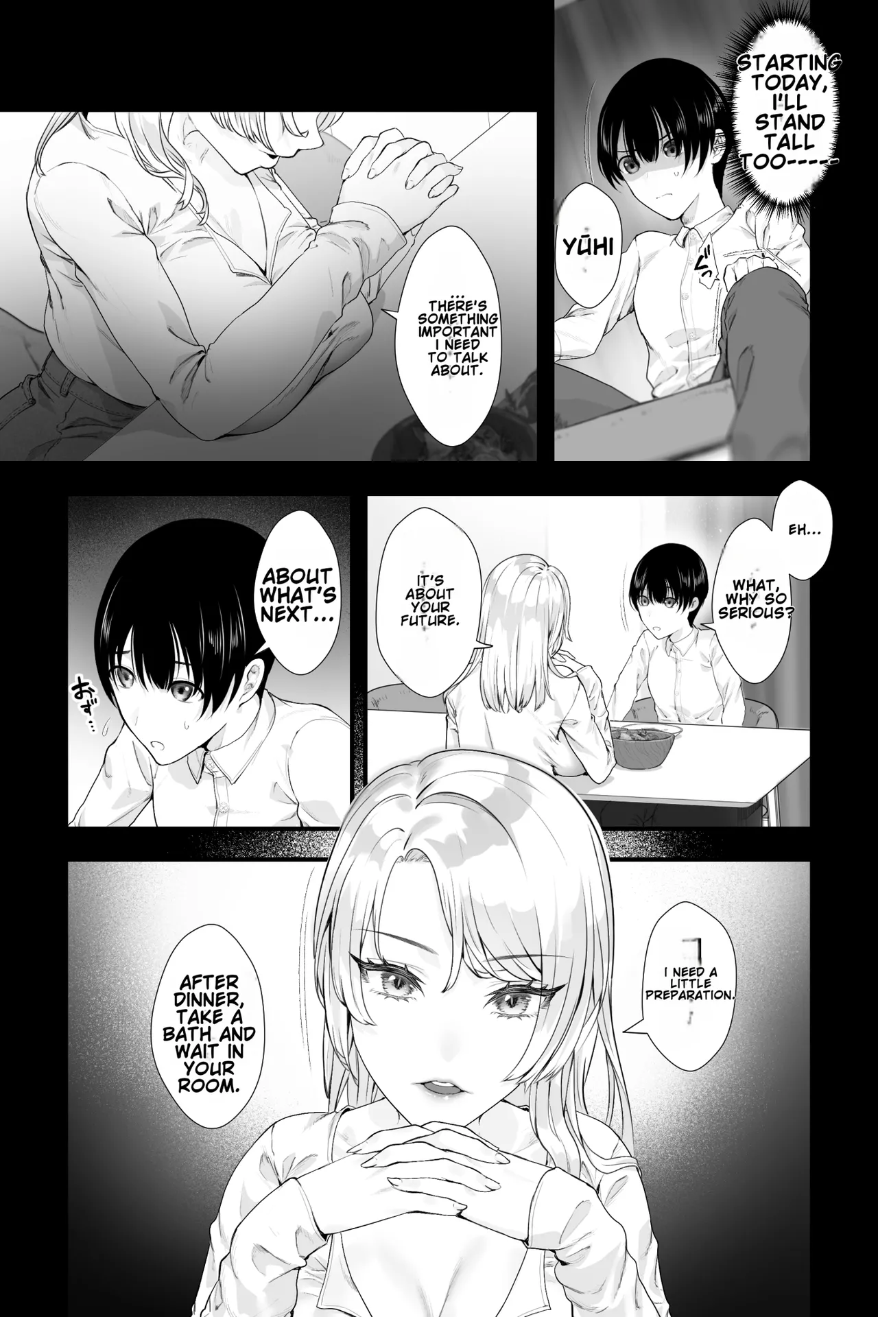 [Ginshio Honpo (Ginen)]Gaikoku no Haha ~Ginpatsu Bakunyuu no Haha ni Sakusei Fudeoroshi Sareru Mikkakan~[English] Page 3