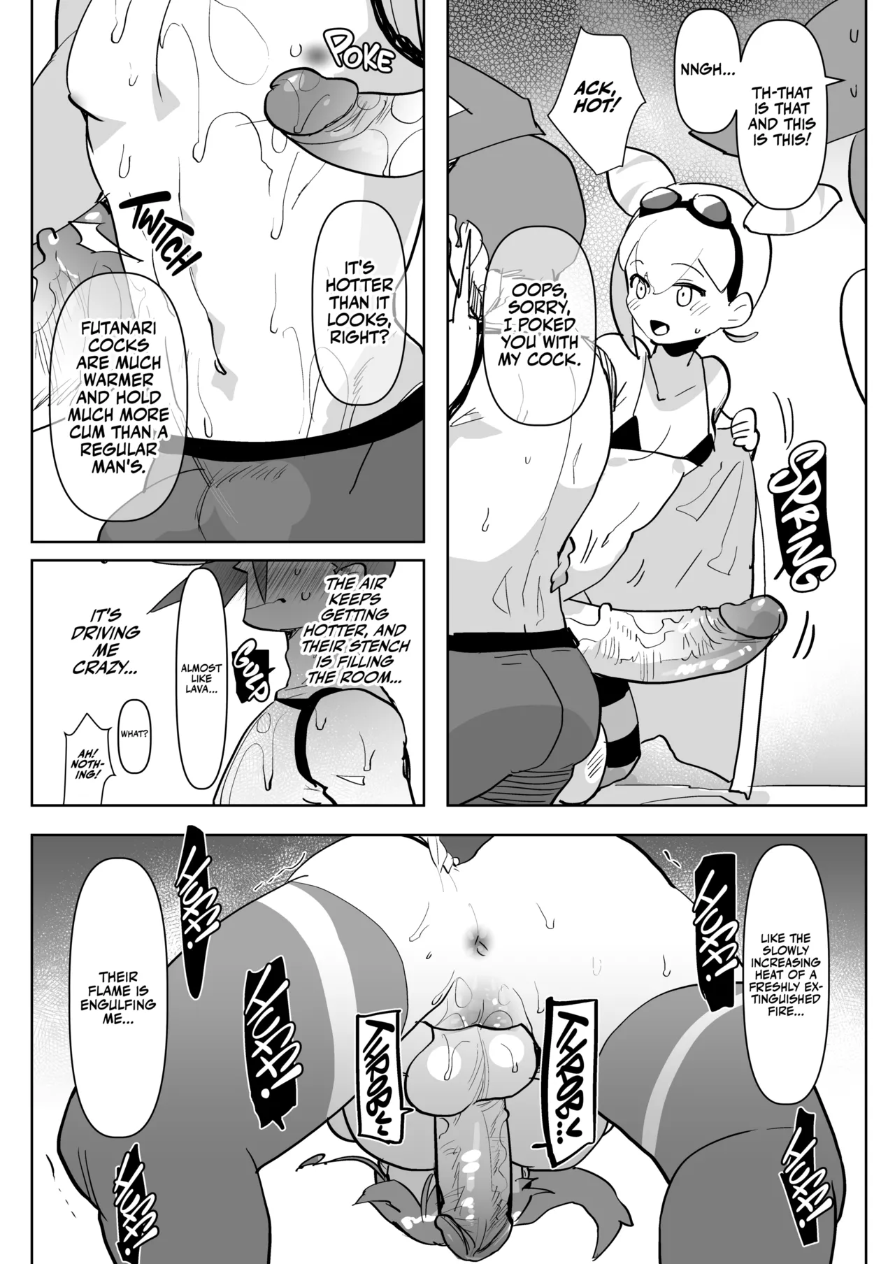 [Aimaitei (Aimaitei Umami)]Futanari x Otoko no Hon | Futa Extinguisher(Promare) [English] {2d-market.com} [Decensored] [Digital] Page 10