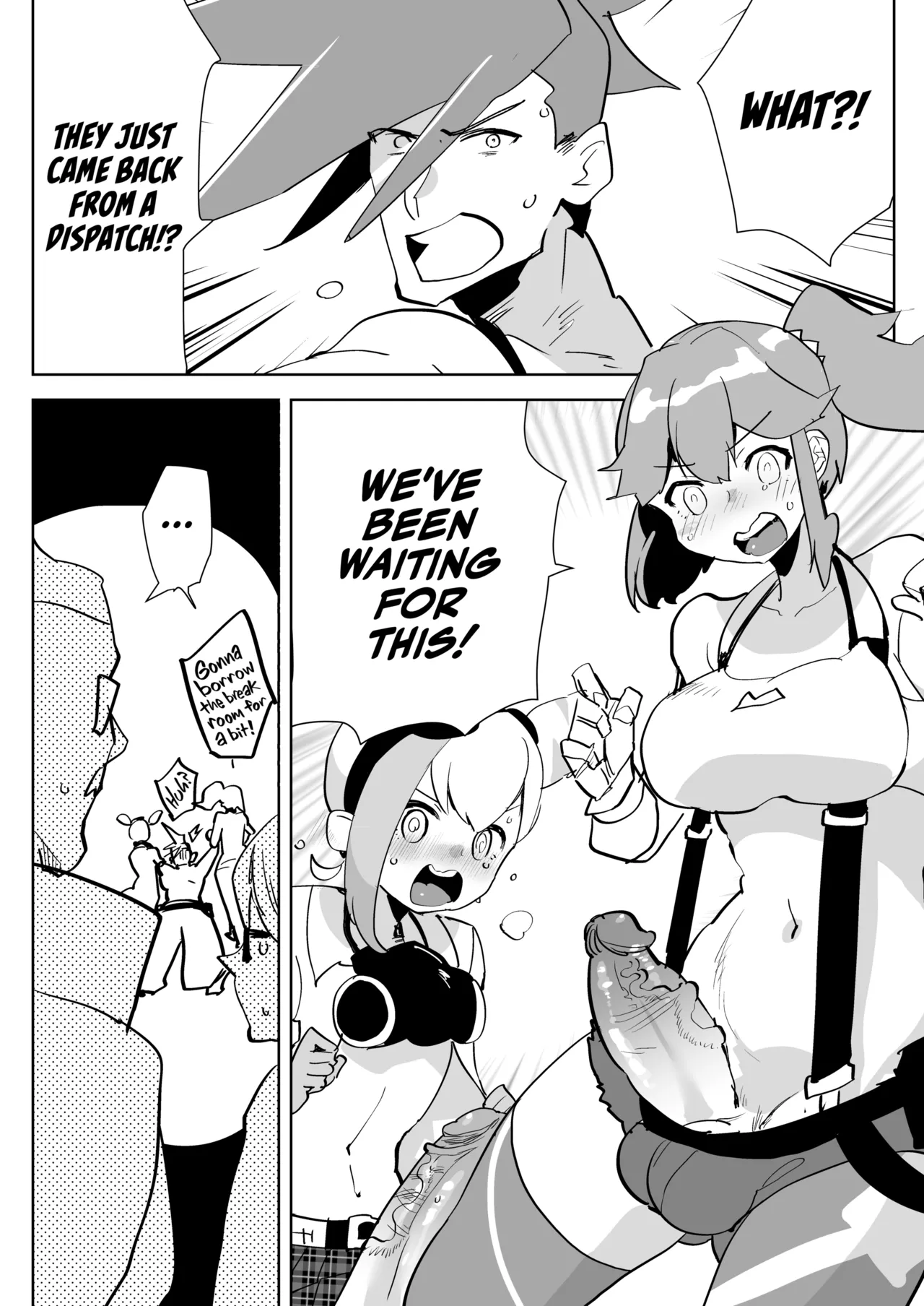 [Aimaitei (Aimaitei Umami)]Futanari x Otoko no Hon | Futa Extinguisher(Promare) [English] {2d-market.com} [Decensored] [Digital] Page 2