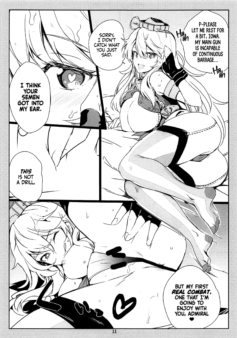 (C91) [Nylon 100% (Nylon)]SHAKE IT OFF(Kantai Collection -KanColle-) [English] [Ne-Kai Agenda] Page 10