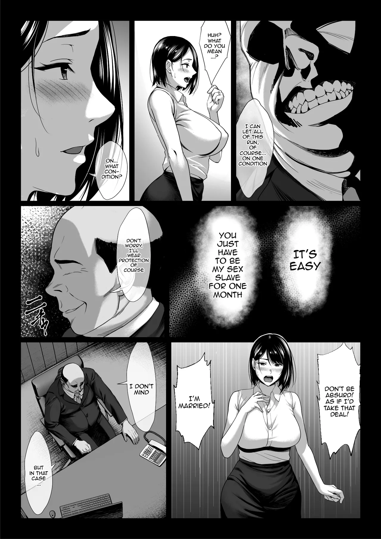 [Chinpan-bu (Chinpan)]Ossan Kirai no Hitozuma Kyoushi ga Nikubenki ni Ochiru Hanashi | Story About an Old Man Hating Married Teacher Falling Into Being a Meat Toilet[English] {Doujins.com} Page 13