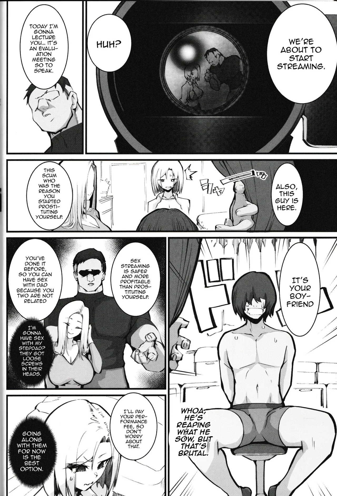 [Armadillo (Renji, Daiji)]Gal Oyako No Egui Kasegikata | A Gyaru Mother and Daughter's Unsavory Way to Earn Money[English] {Doujins.com} Page 6