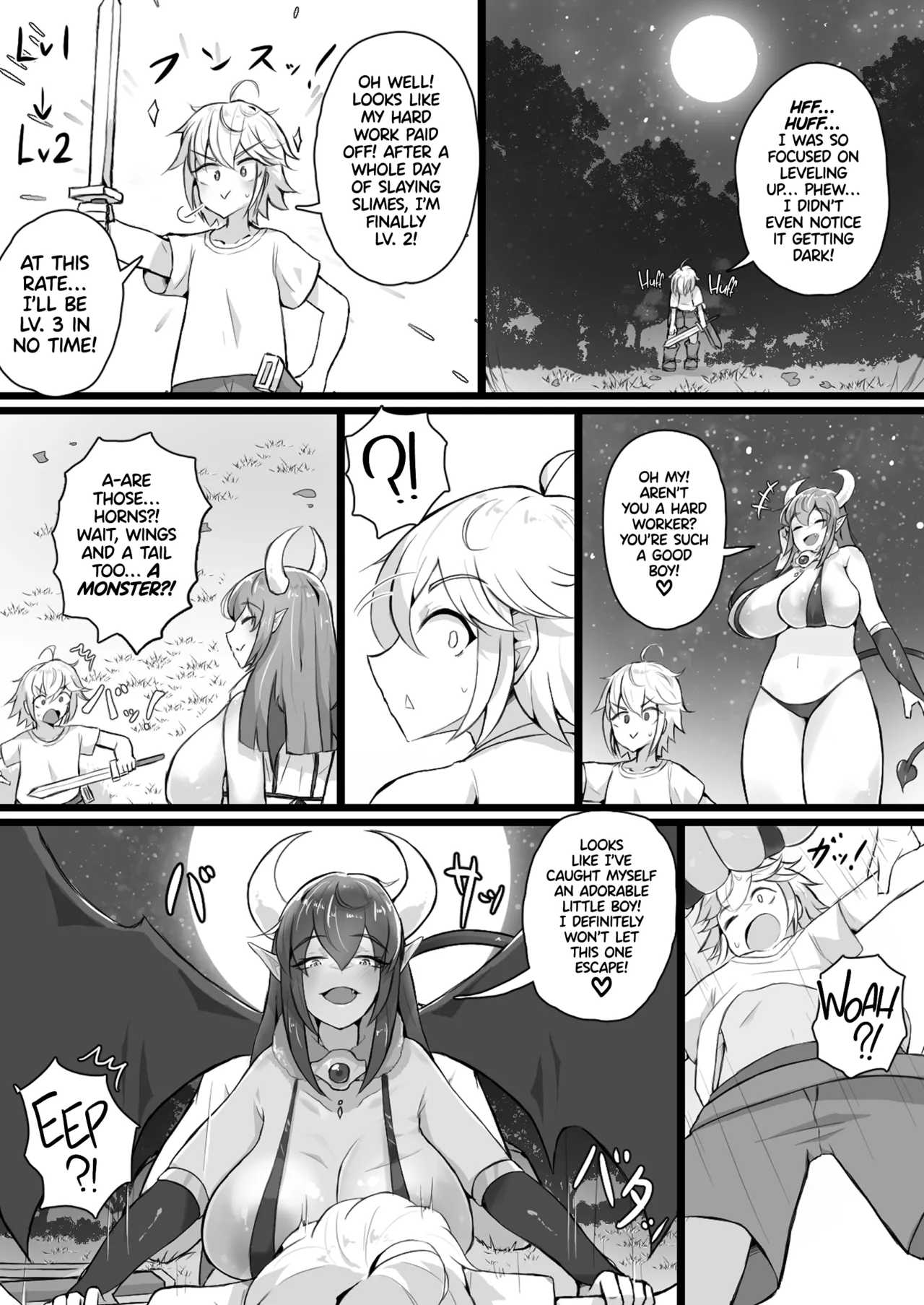 [Katsushika]Akuochi Gal Succubus ni Kaerareta ni Gyaku Rape Sareru Hanashi | My Mom Was Turned Into an Evil Gyaru Succubus?! Reverse Raped by My Own Mother![English] [head empty] Page 11