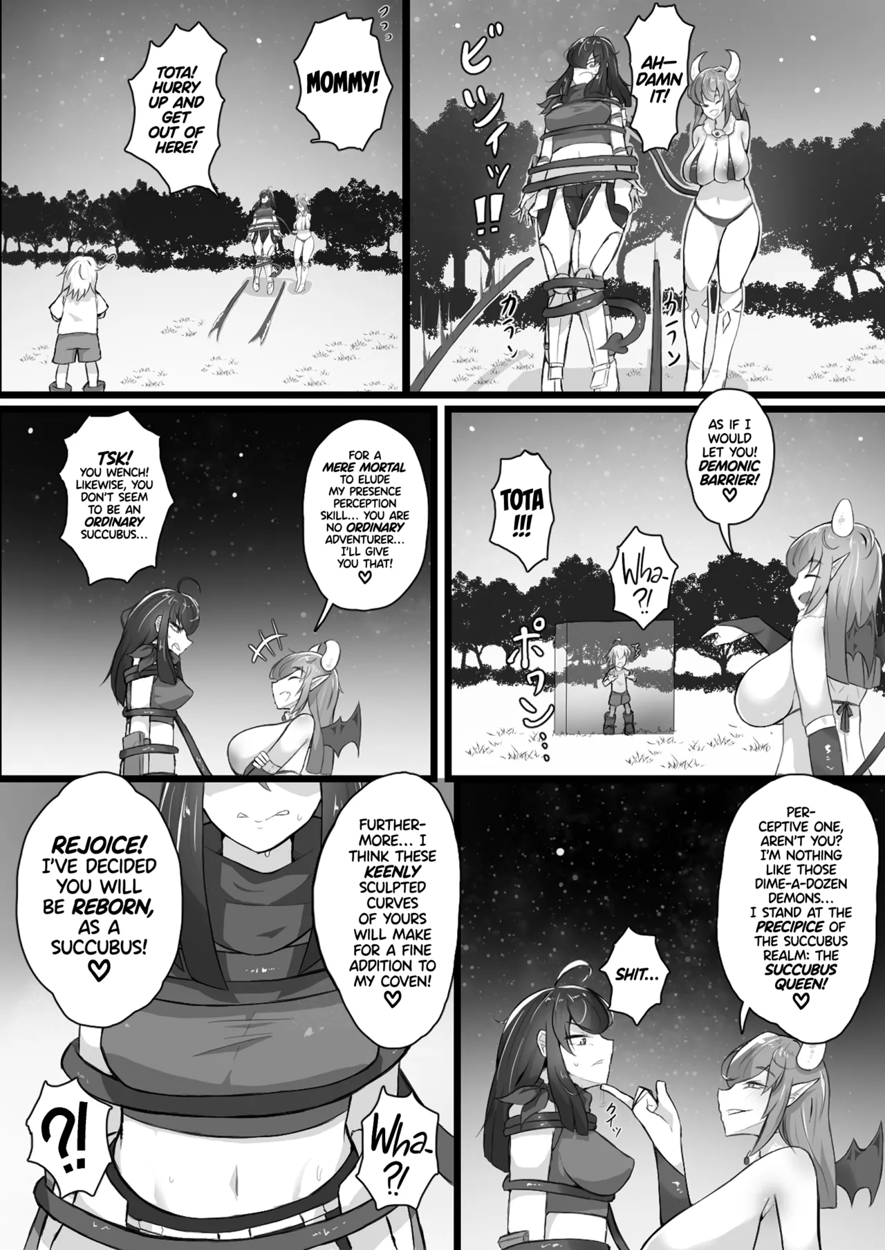 [Katsushika]Akuochi Gal Succubus ni Kaerareta ni Gyaku Rape Sareru Hanashi | My Mom Was Turned Into an Evil Gyaru Succubus?! Reverse Raped by My Own Mother![English] [head empty] Page 13
