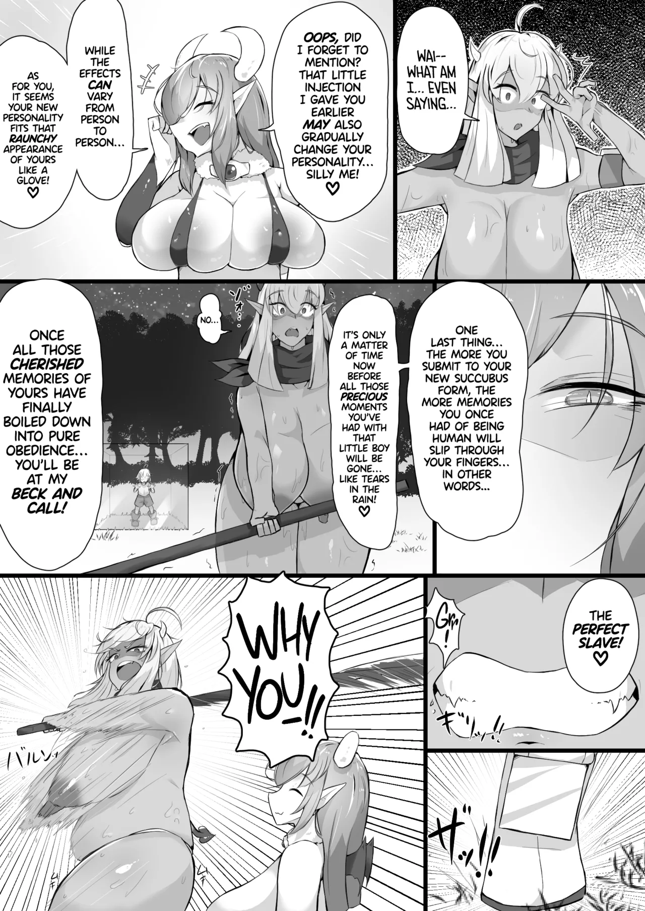 [Katsushika]Akuochi Gal Succubus ni Kaerareta ni Gyaku Rape Sareru Hanashi | My Mom Was Turned Into an Evil Gyaru Succubus?! Reverse Raped by My Own Mother![English] [head empty] Page 18