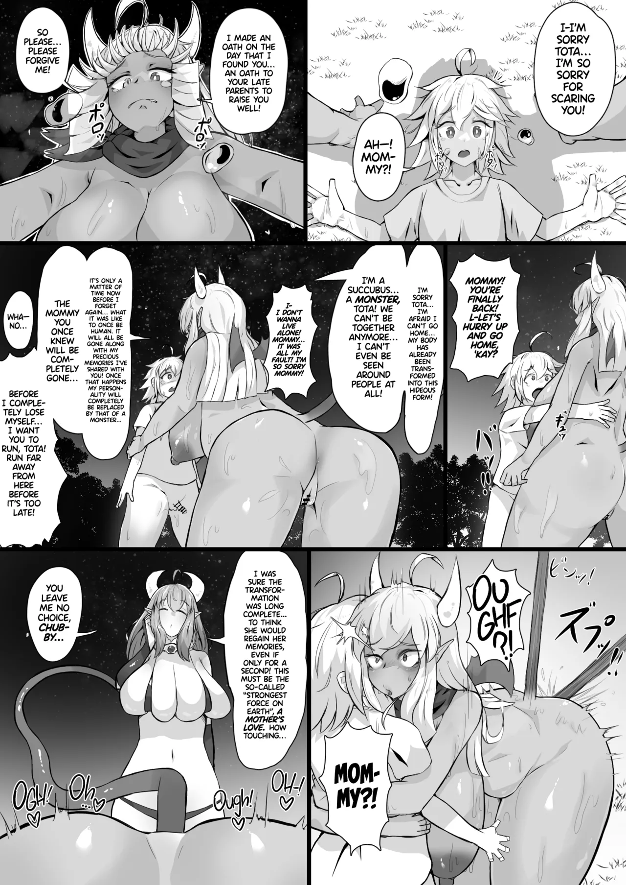 [Katsushika]Akuochi Gal Succubus ni Kaerareta ni Gyaku Rape Sareru Hanashi | My Mom Was Turned Into an Evil Gyaru Succubus?! Reverse Raped by My Own Mother![English] [head empty] Page 28