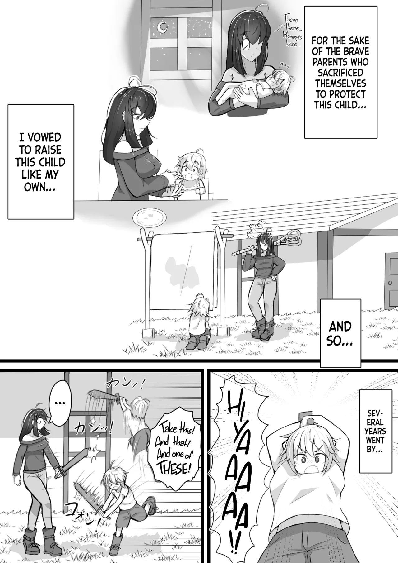 [Katsushika]Akuochi Gal Succubus ni Kaerareta ni Gyaku Rape Sareru Hanashi | My Mom Was Turned Into an Evil Gyaru Succubus?! Reverse Raped by My Own Mother![English] [head empty] Page 8