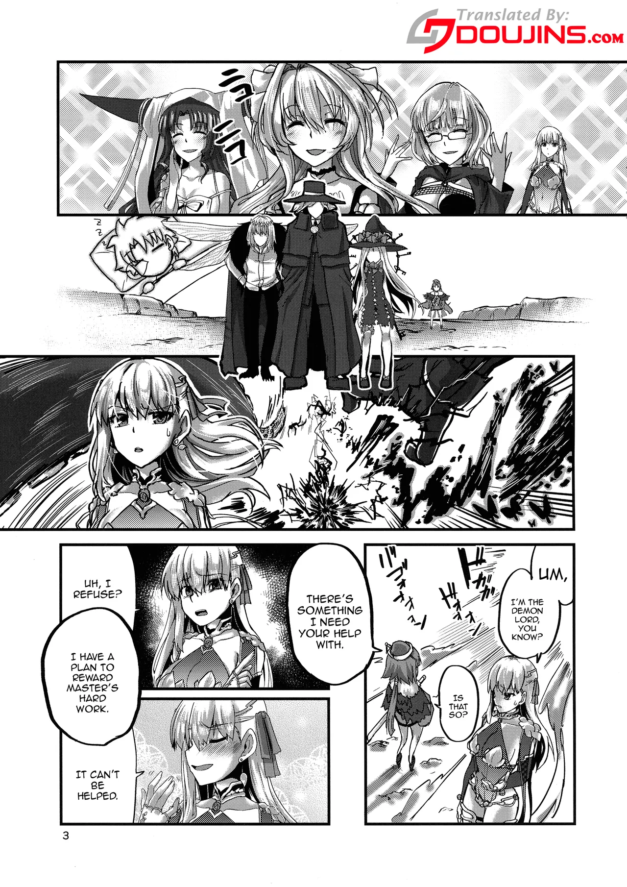 (C105) [Brand New Way (BT)]Yukemuri Kama-chan | In The Steam with Kama-chan(Fate/Grand Order) [English] {Doujins.com} Page 3