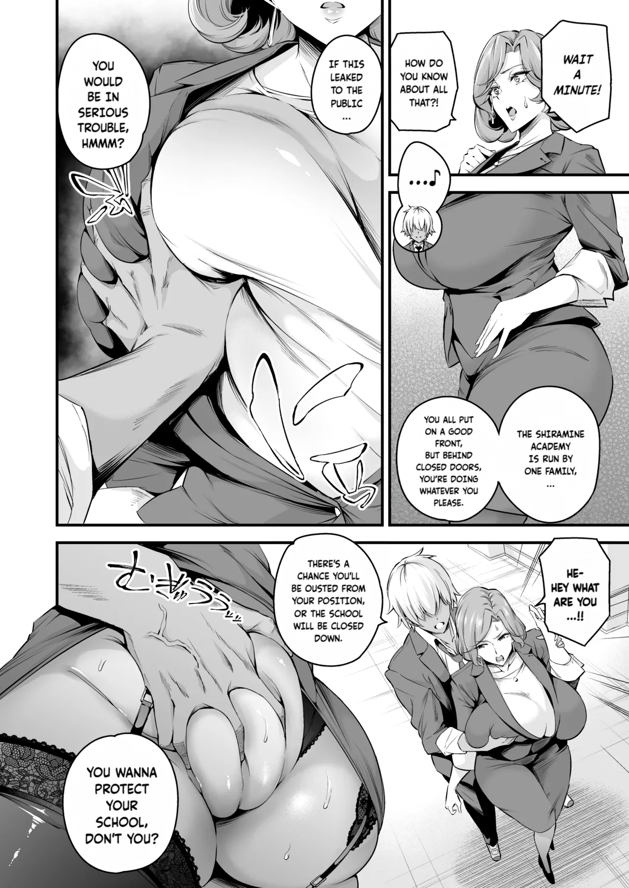 [Nasi-pasuya (Nasipasuta)]Shiramine Gakuen no Mesubuta Rijichou Zenpen | The sow principal of Shiramine Academy PROLOGUE[English] [Digital] [Fallen Games] Page 9