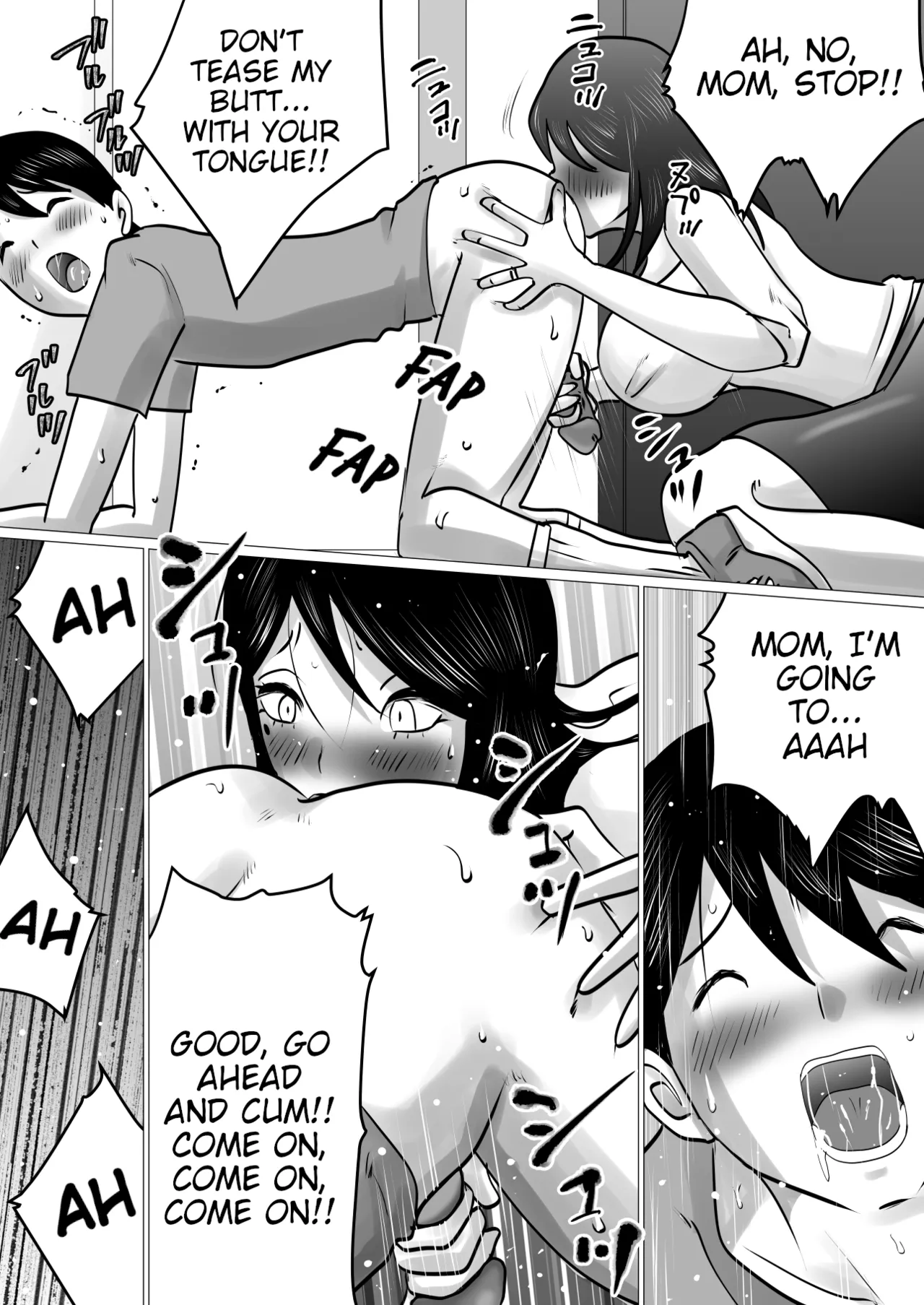 [Makoto Shiyaka]Bokushika Shiranai, Cool na Haha no Ura no Kao. | The Secret Face of My Cool Mother Only I Know.[English ][Partially Uncensored] [Poranya] Page 10