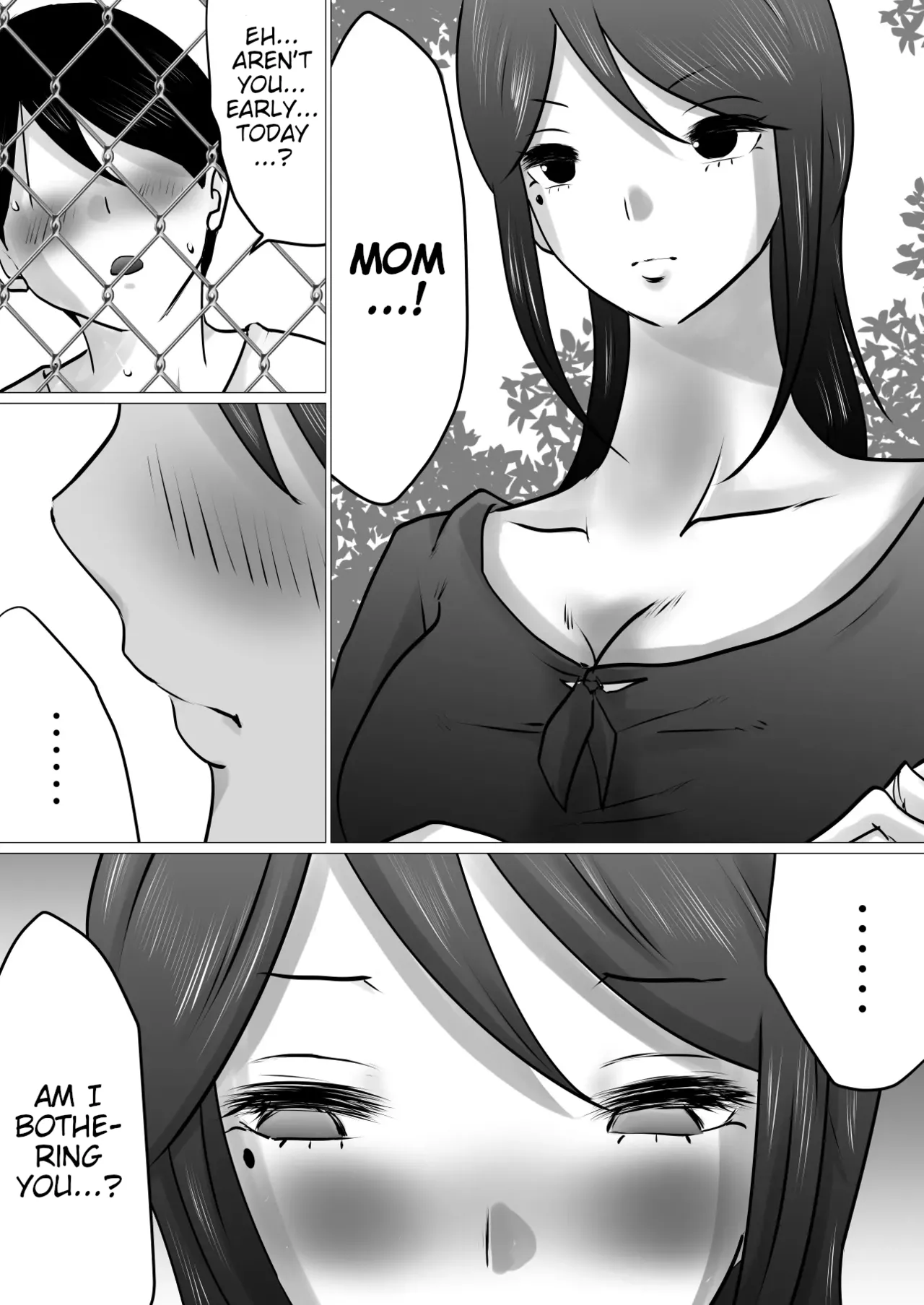 [Makoto Shiyaka]Bokushika Shiranai, Cool na Haha no Ura no Kao. | The Secret Face of My Cool Mother Only I Know.[English ][Partially Uncensored] [Poranya] Page 45