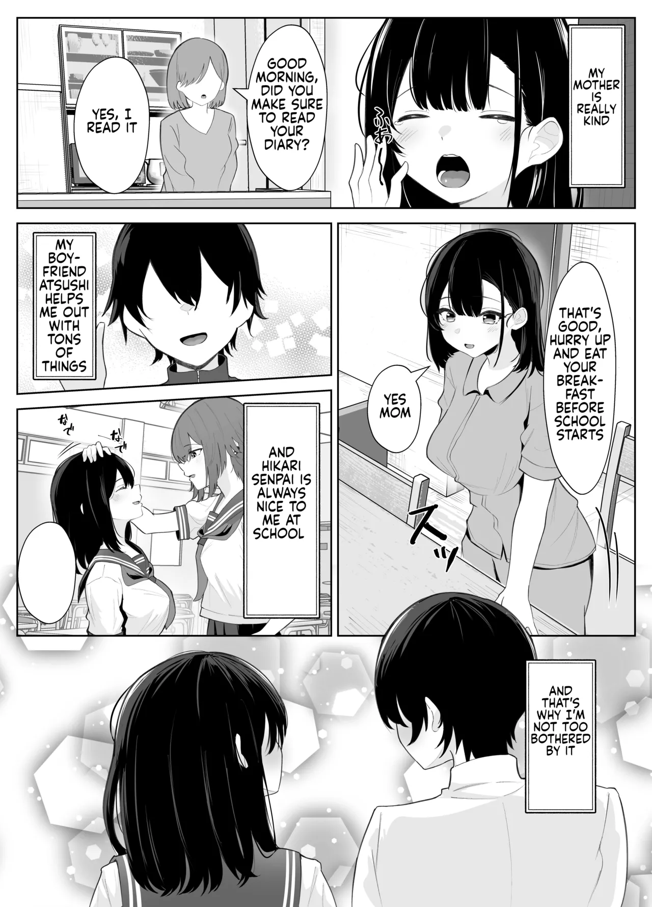 [Kuroshiba Suko]Soushitsu Kanojo ~Kioku o Ushinatta Kanojo wa Onna Senpai ni Netorareta~[English] [ushirotranslations] Page 6