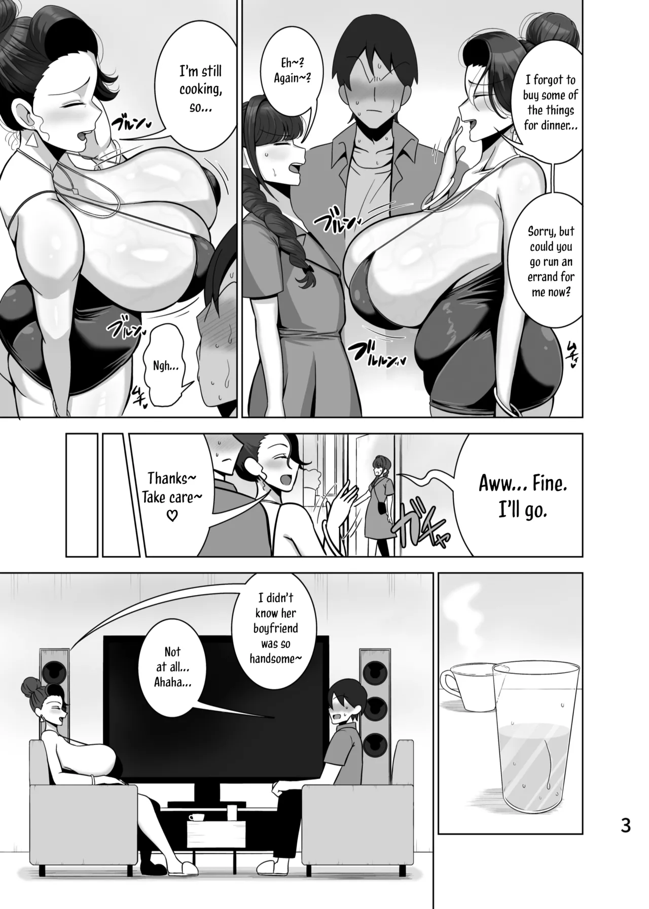 [Tokkuni Tokku (Shamidou Maichimonji)]Musume no Kareshi o Netoru Haha | A Mother Who Steals Her Daughter's Boyfriends[English] [Rinruririn] Page 4