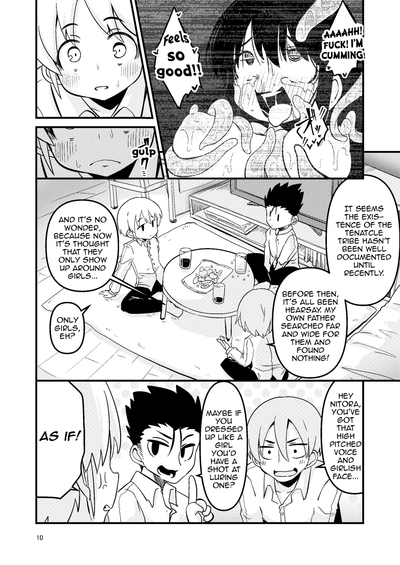 [SUZUPONi (Suzunomoku)]Overdose Tentacles[English] [Queenworm + DKKMD Translations] [Digital] Page 11