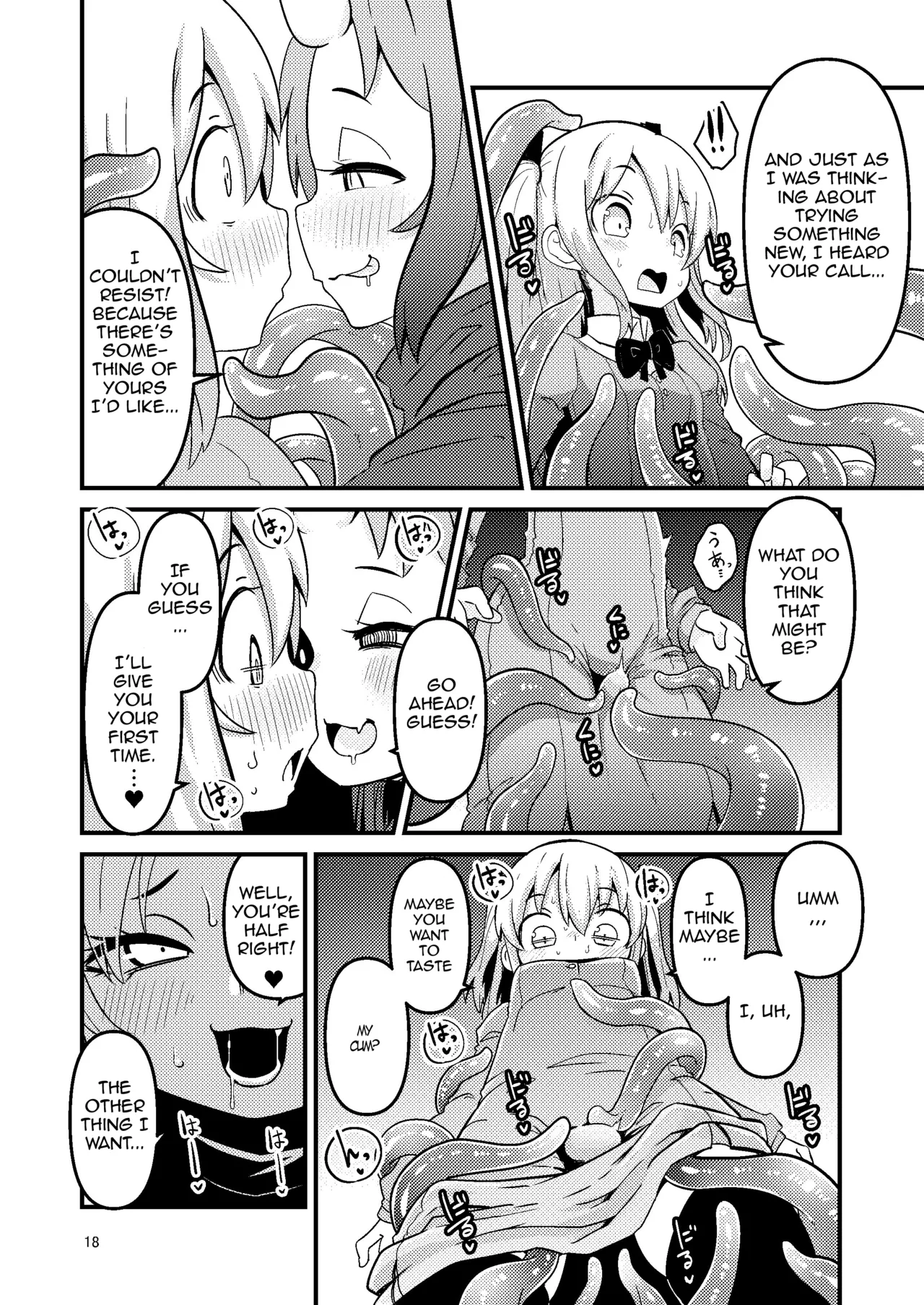 [SUZUPONi (Suzunomoku)]Overdose Tentacles[English] [Queenworm + DKKMD Translations] [Digital] Page 19