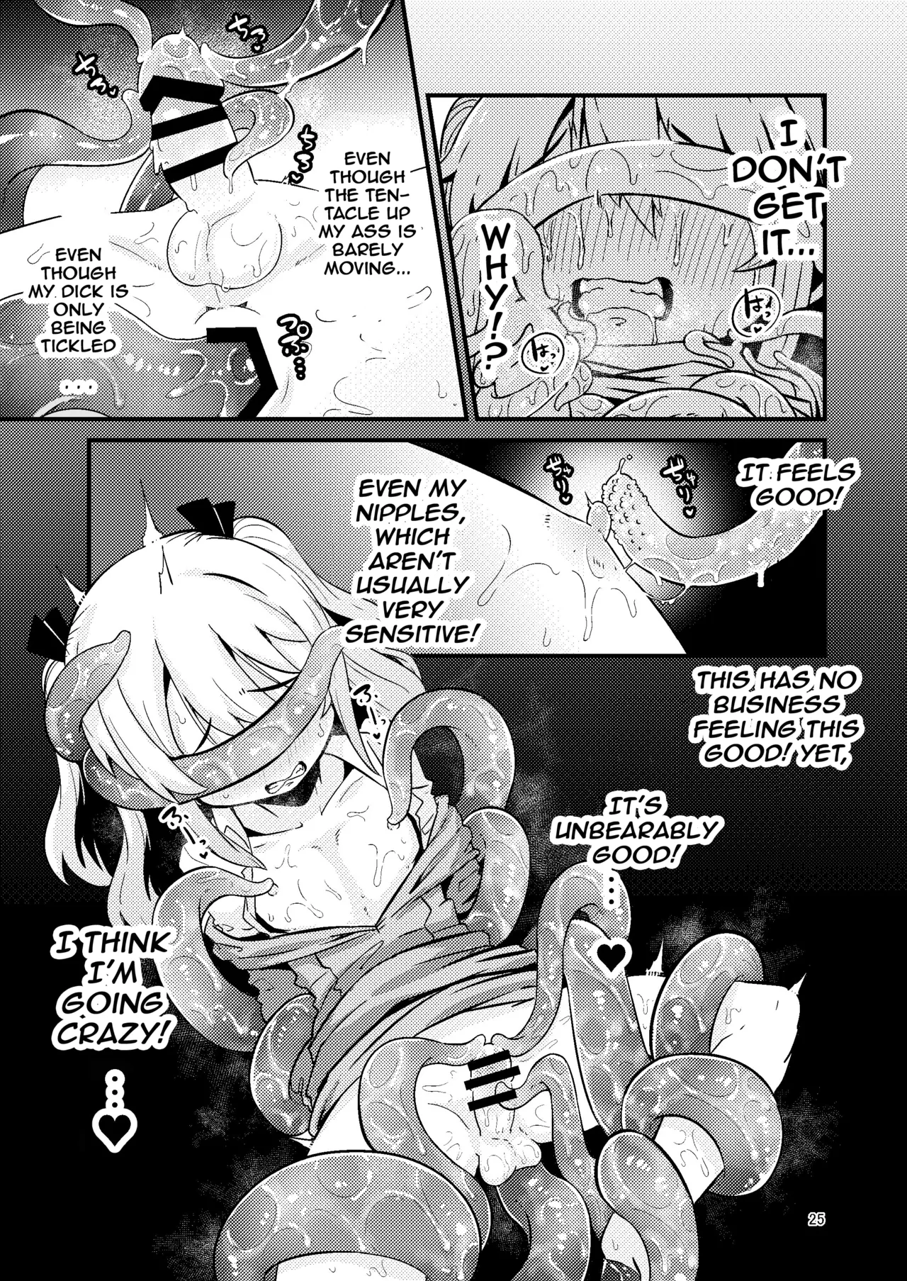 [SUZUPONi (Suzunomoku)]Overdose Tentacles[English] [Queenworm + DKKMD Translations] [Digital] Page 26