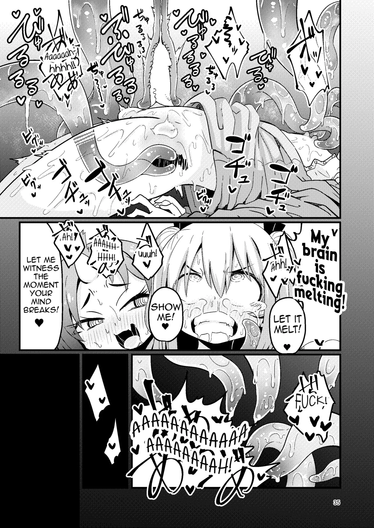 [SUZUPONi (Suzunomoku)]Overdose Tentacles[English] [Queenworm + DKKMD Translations] [Digital] Page 36