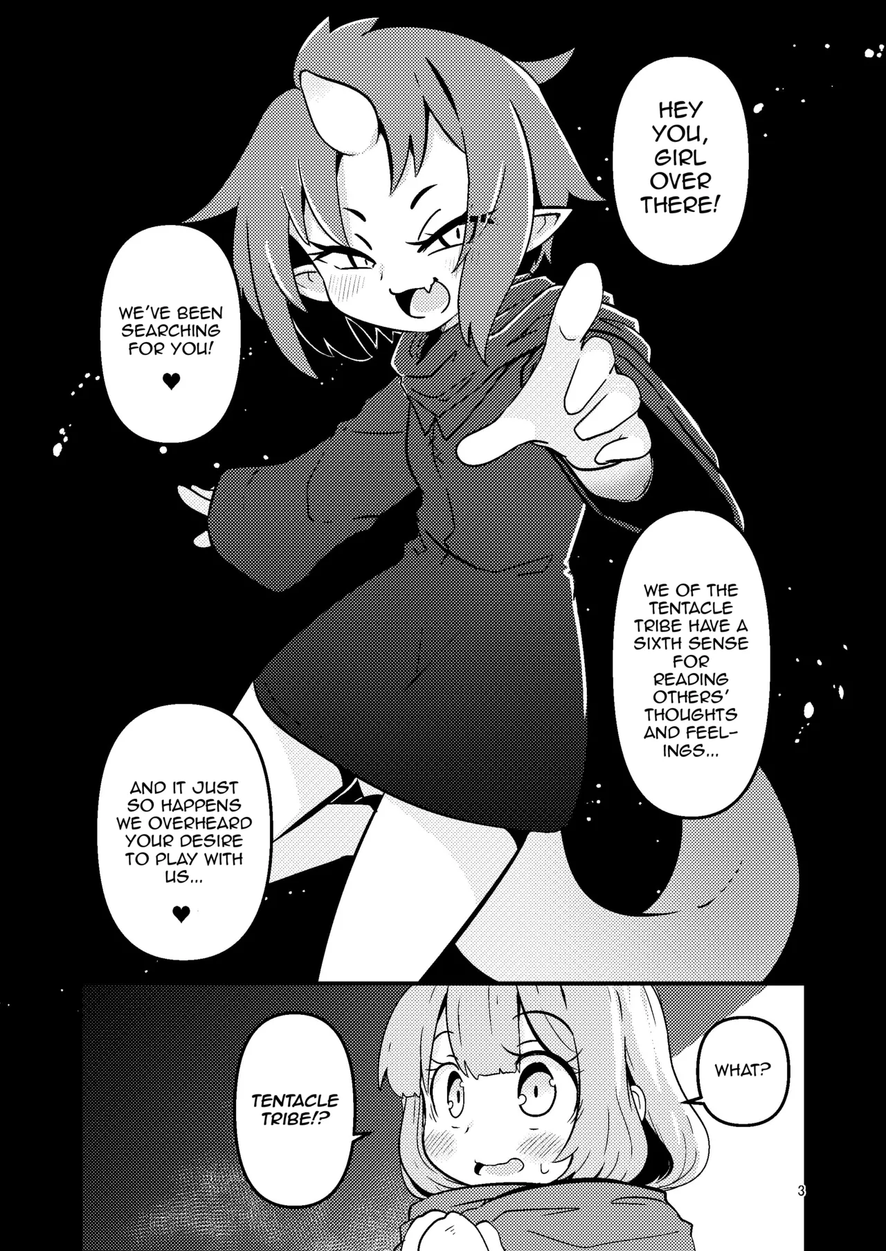 [SUZUPONi (Suzunomoku)]Overdose Tentacles[English] [Queenworm + DKKMD Translations] [Digital] Page 4
