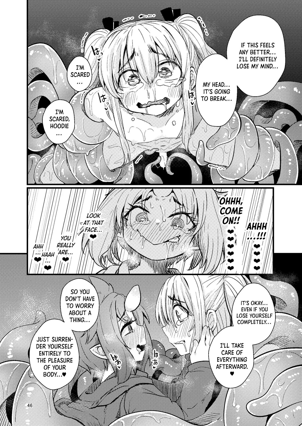 [SUZUPONi (Suzunomoku)]Overdose Tentacles[English] [Queenworm + DKKMD Translations] [Digital] Page 45