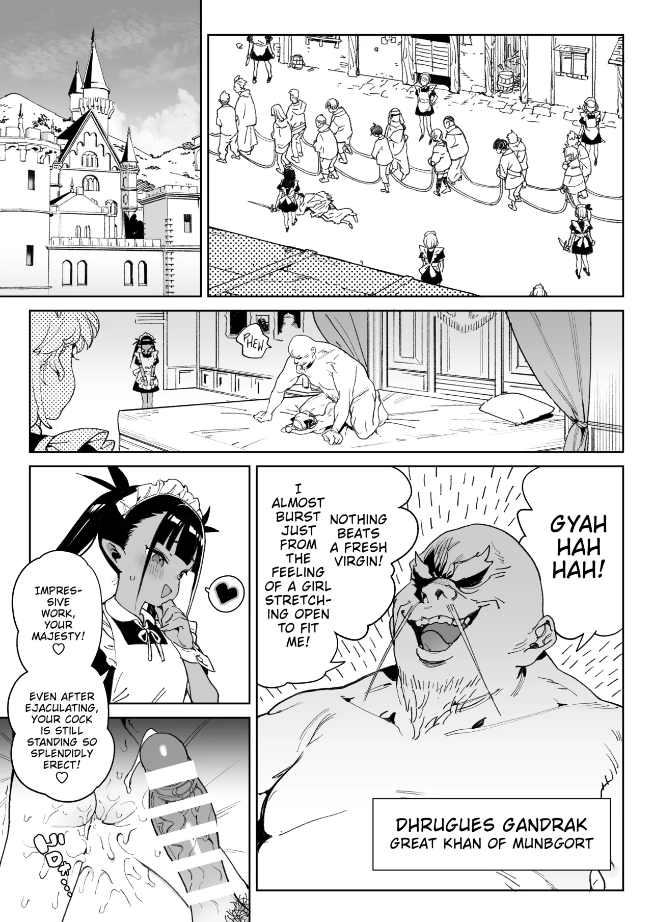 [Meshikutteneru. (Atage)]Chinpo no Tame ni Kokumin Zenin Minagoroshi | I'd Kill Every Last Person in this Country for a Taste of Master's Cock![English] [The Unseelie Court] [Digital] Page 12