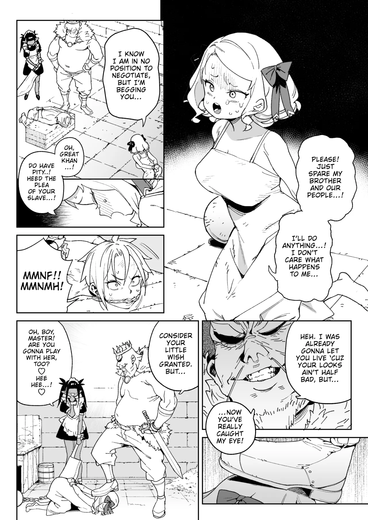 [Meshikutteneru. (Atage)]Chinpo no Tame ni Kokumin Zenin Minagoroshi | I'd Kill Every Last Person in this Country for a Taste of Master's Cock![English] [The Unseelie Court] [Digital] Page 15