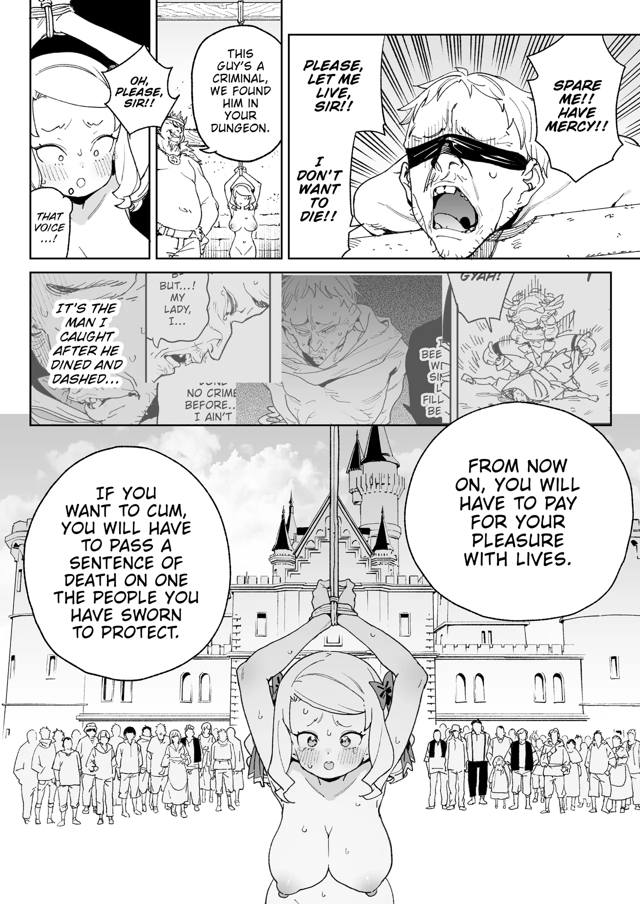 [Meshikutteneru. (Atage)]Chinpo no Tame ni Kokumin Zenin Minagoroshi | I'd Kill Every Last Person in this Country for a Taste of Master's Cock![English] [The Unseelie Court] [Digital] Page 25