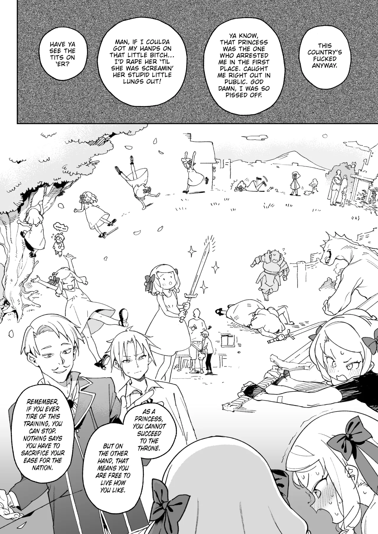 [Meshikutteneru. (Atage)]Chinpo no Tame ni Kokumin Zenin Minagoroshi | I'd Kill Every Last Person in this Country for a Taste of Master's Cock![English] [The Unseelie Court] [Digital] Page 33