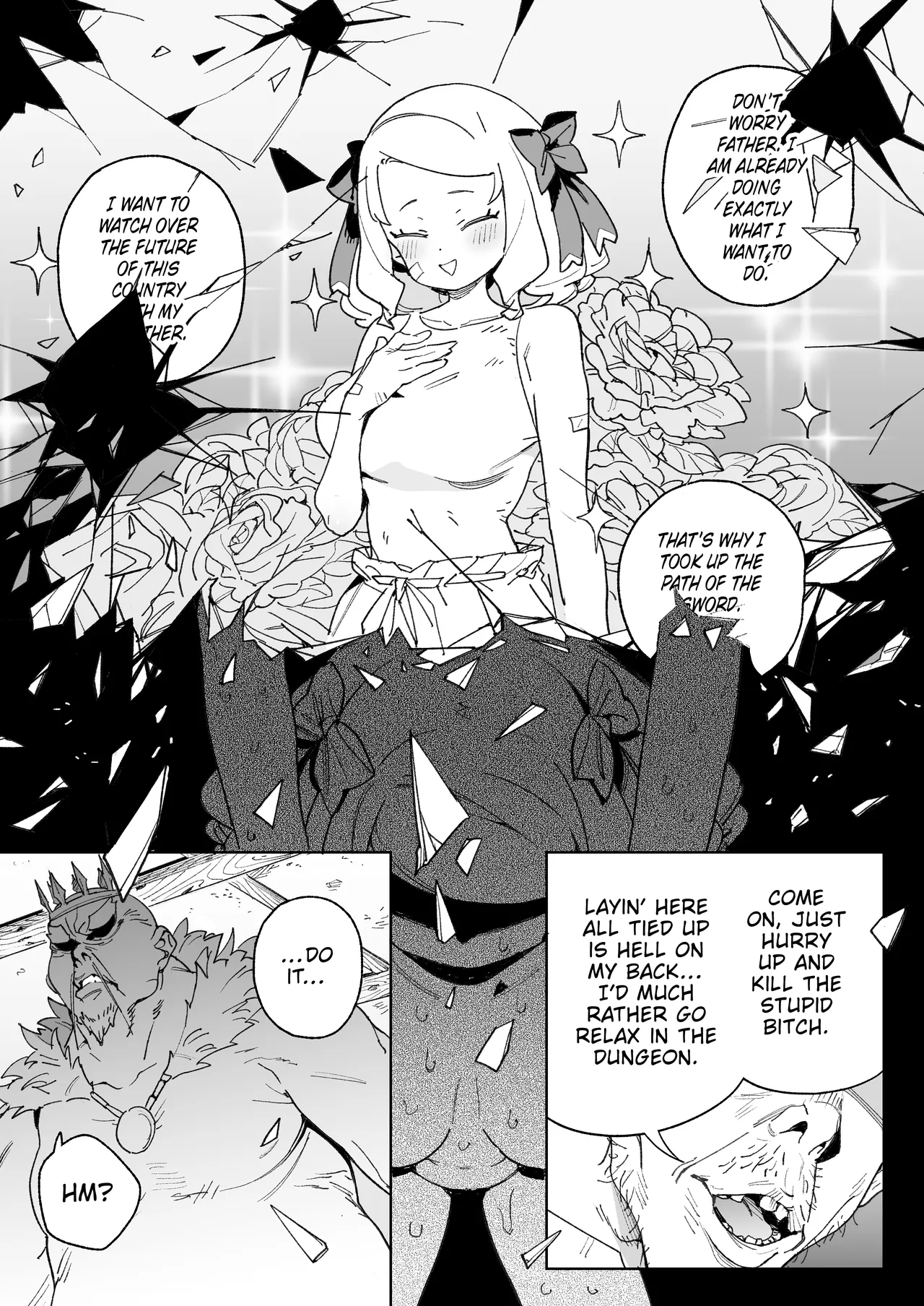 [Meshikutteneru. (Atage)]Chinpo no Tame ni Kokumin Zenin Minagoroshi | I'd Kill Every Last Person in this Country for a Taste of Master's Cock![English] [The Unseelie Court] [Digital] Page 34