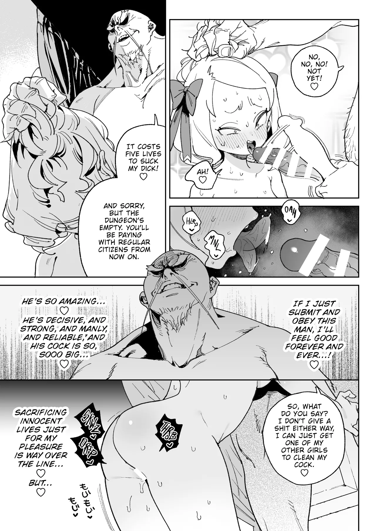 [Meshikutteneru. (Atage)]Chinpo no Tame ni Kokumin Zenin Minagoroshi | I'd Kill Every Last Person in this Country for a Taste of Master's Cock![English] [The Unseelie Court] [Digital] Page 44