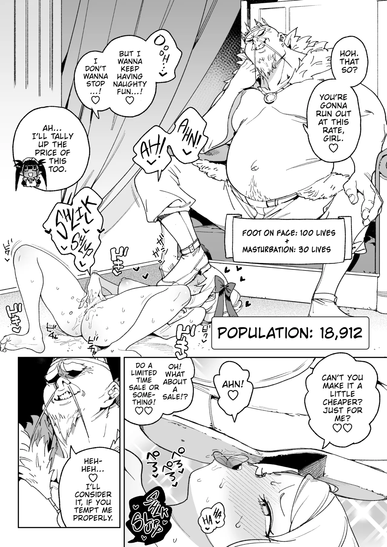 [Meshikutteneru. (Atage)]Chinpo no Tame ni Kokumin Zenin Minagoroshi | I'd Kill Every Last Person in this Country for a Taste of Master's Cock![English] [The Unseelie Court] [Digital] Page 49