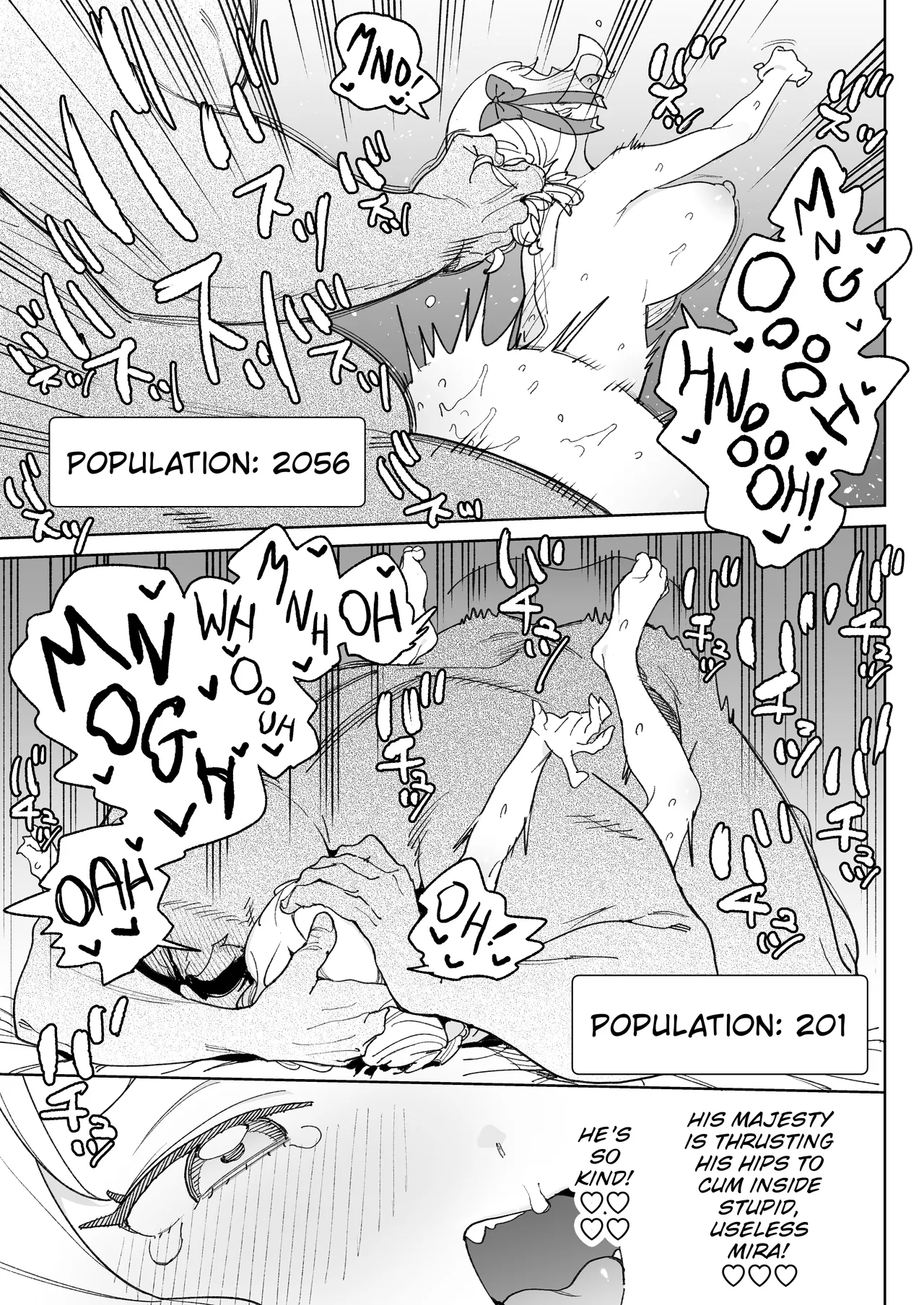 [Meshikutteneru. (Atage)]Chinpo no Tame ni Kokumin Zenin Minagoroshi | I'd Kill Every Last Person in this Country for a Taste of Master's Cock![English] [The Unseelie Court] [Digital] Page 52
