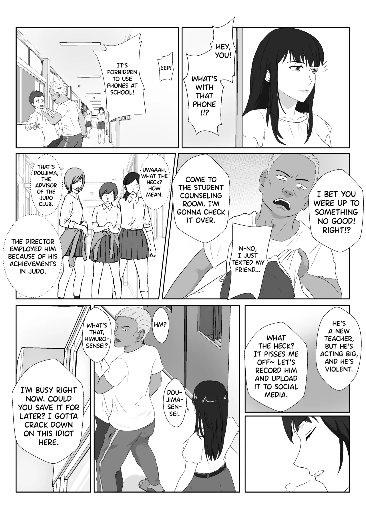 [Kiyama Haru]Himuro Keika wa DQN Kyoushi ni Wakaraserareru!? | Himuro Keika Is Taught A Lesson By A Delinquent Teacher!?[English] [biribiri] Page 6