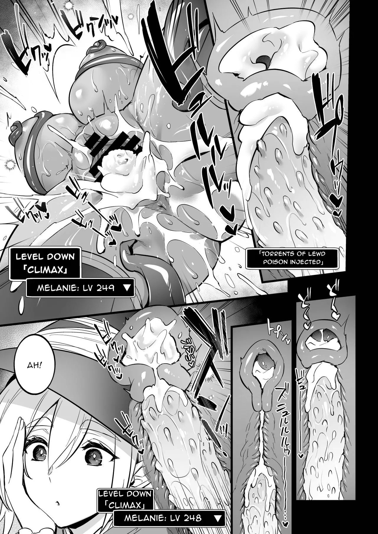 [Himeya (Abe Inori)]Lv.250 no Mahoutsukai ga Kankakushadan Otoshiana ni Ochite Level Drain de Jinsei ga Owaru made | A Level 250 Mage Falls Into a Sensory Deprivation Pit and Loses Her Humanity to Level Drain[English] Page 16