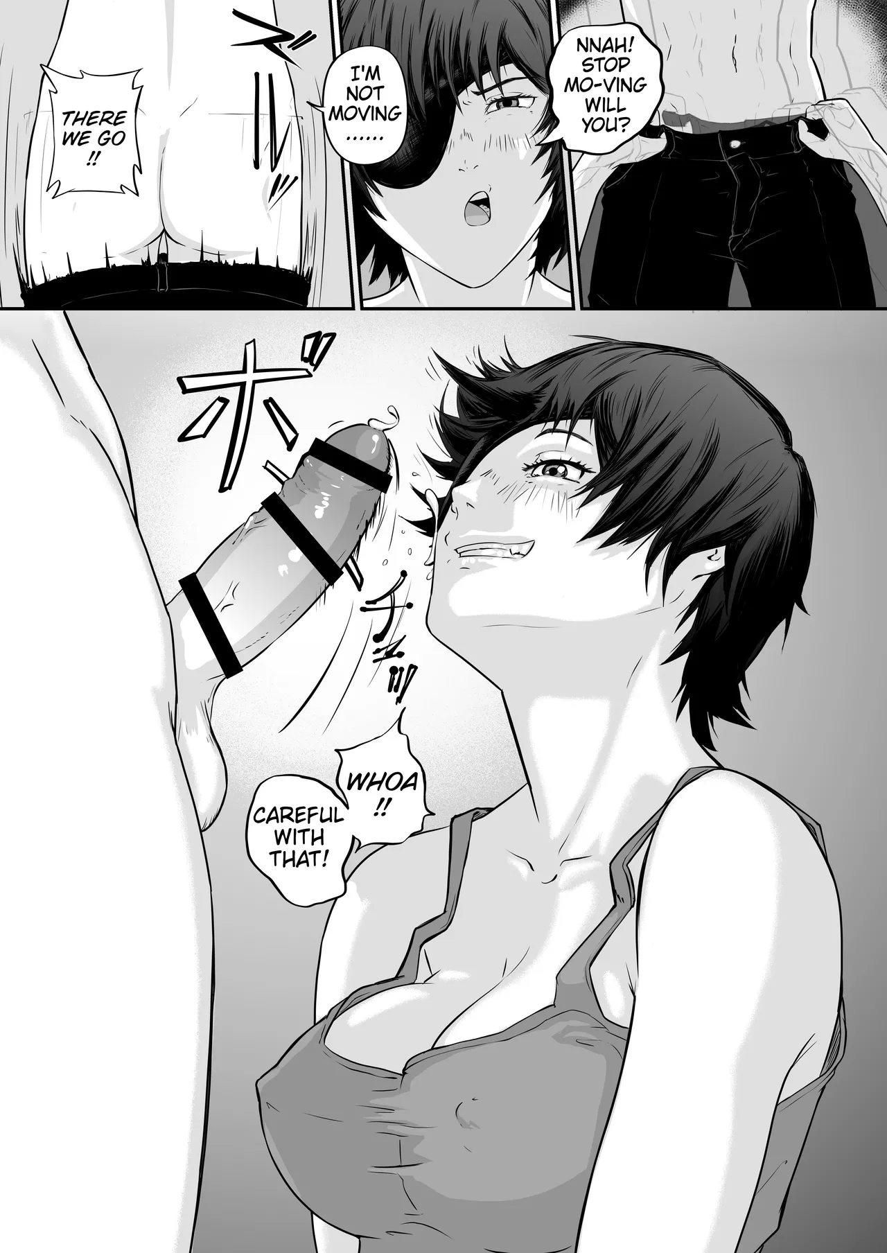 [H-Cephalo]Vomit Girl's Blowjob Is Out off This World!!(English) Page 3