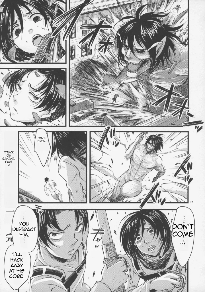 (FALL OF WALL2) [Zipper Wrist (Eguchi)]Shingeki no Banana(Shingeki no Kyojin) [English] Page 16