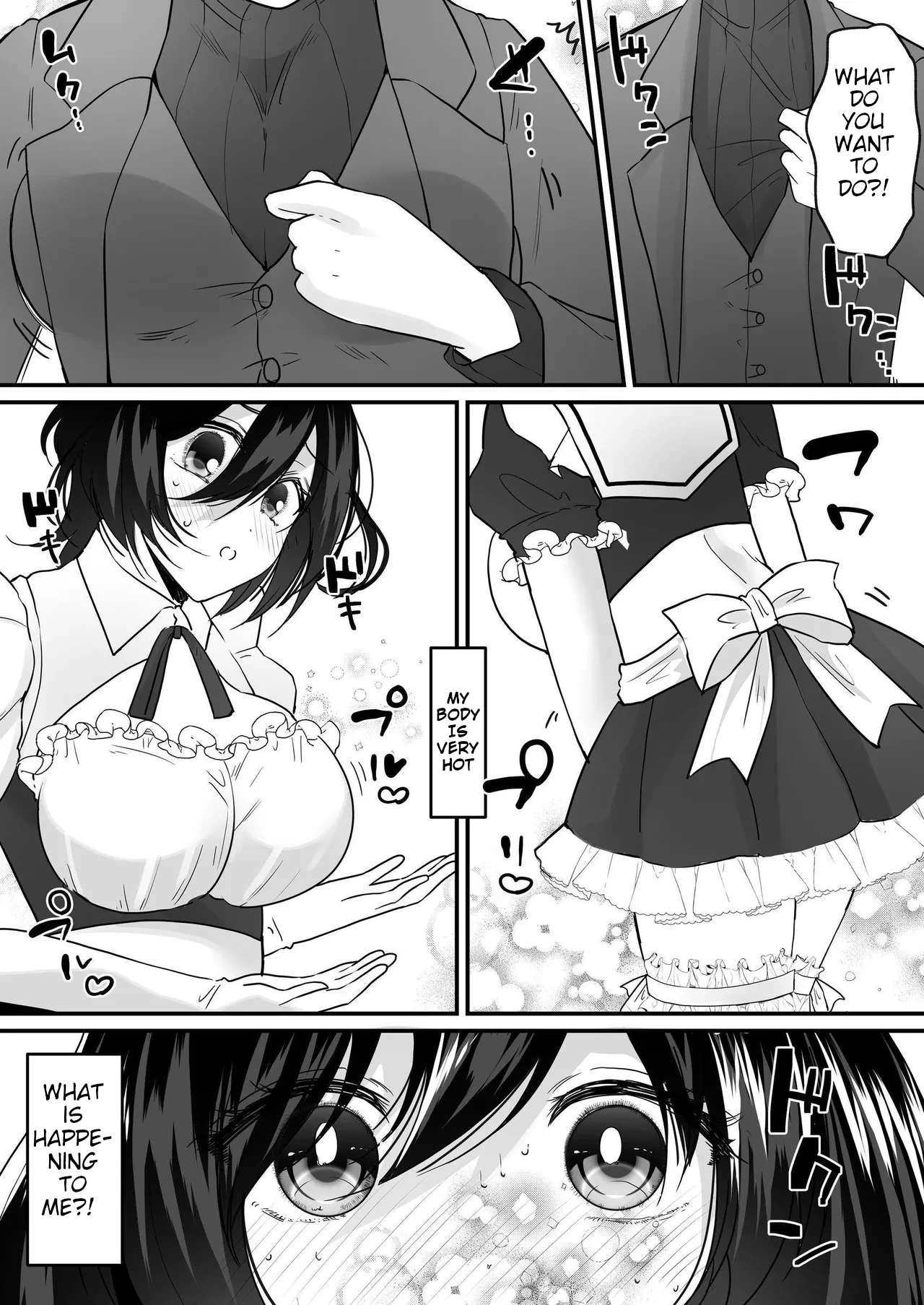 [Seika Kairaku Shoten (Labui, URA)]TS Gohoushi Maid ~Akutoku Ryoushu no Kansa ni Kita noni Nyotaika Sarete Seishori Maid ni Saremashita~ Page 4
